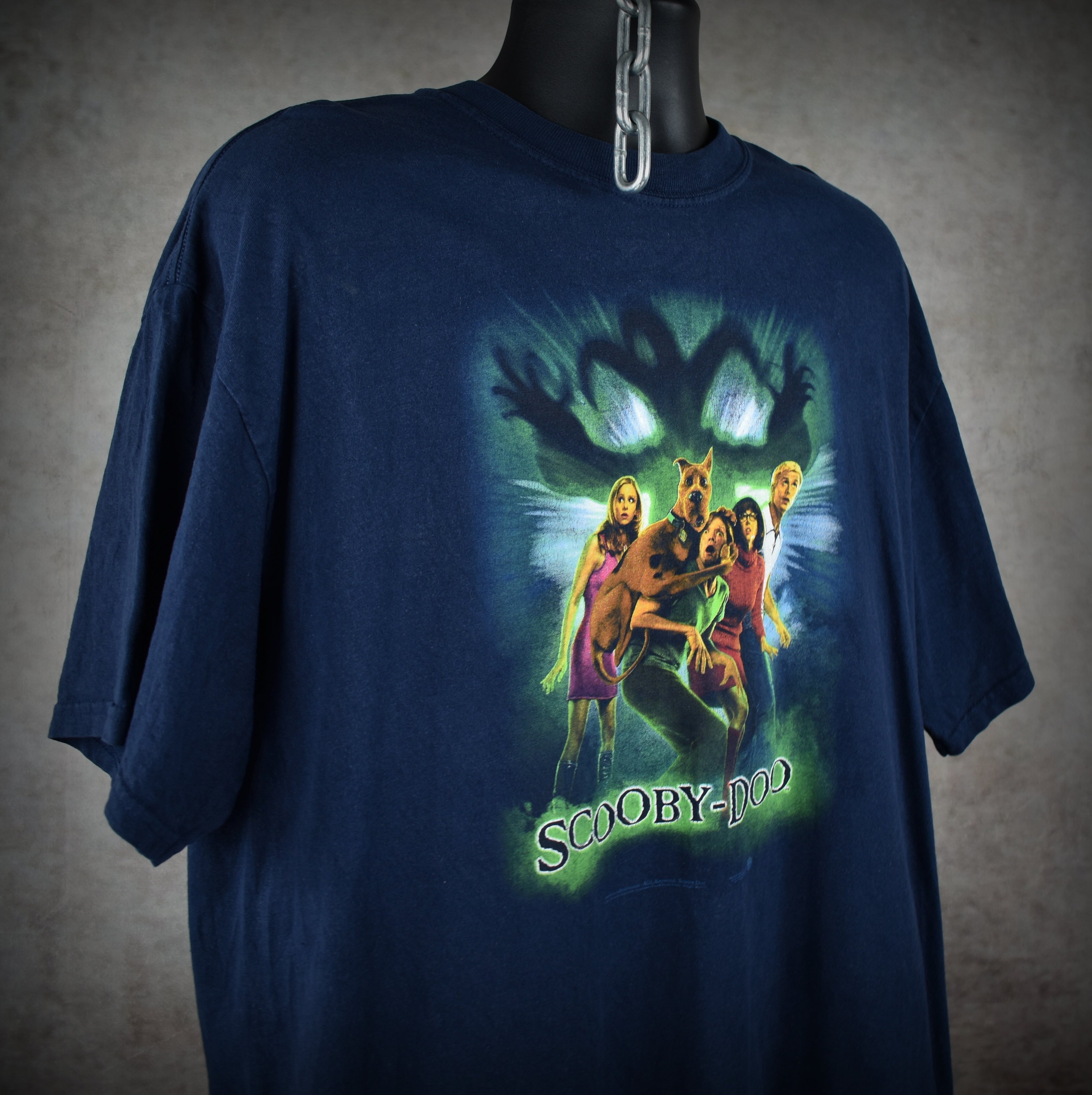 2002 scooby-doo: the movie vintage comedy horror movie promo t-shirt