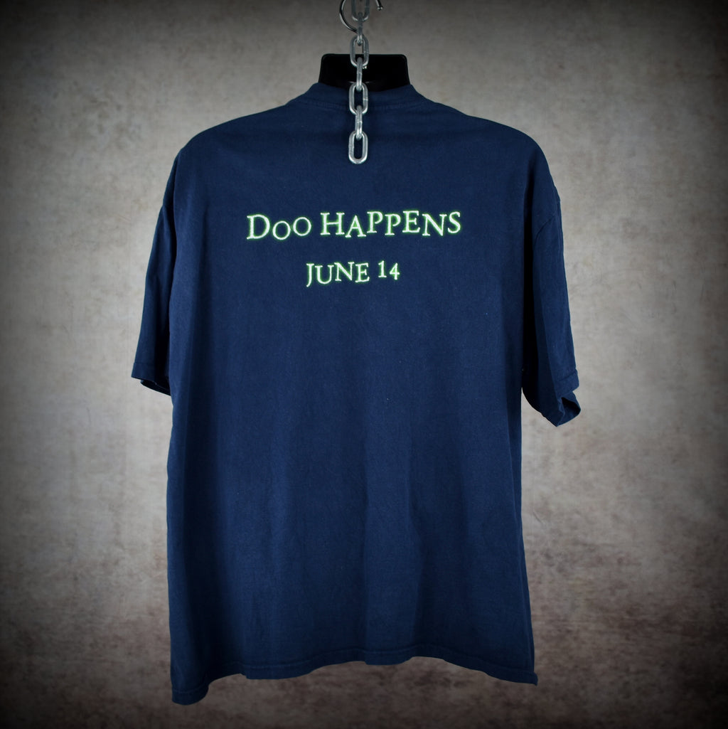2002 scooby-doo: the movie vintage comedy horror movie promo t-shirt
