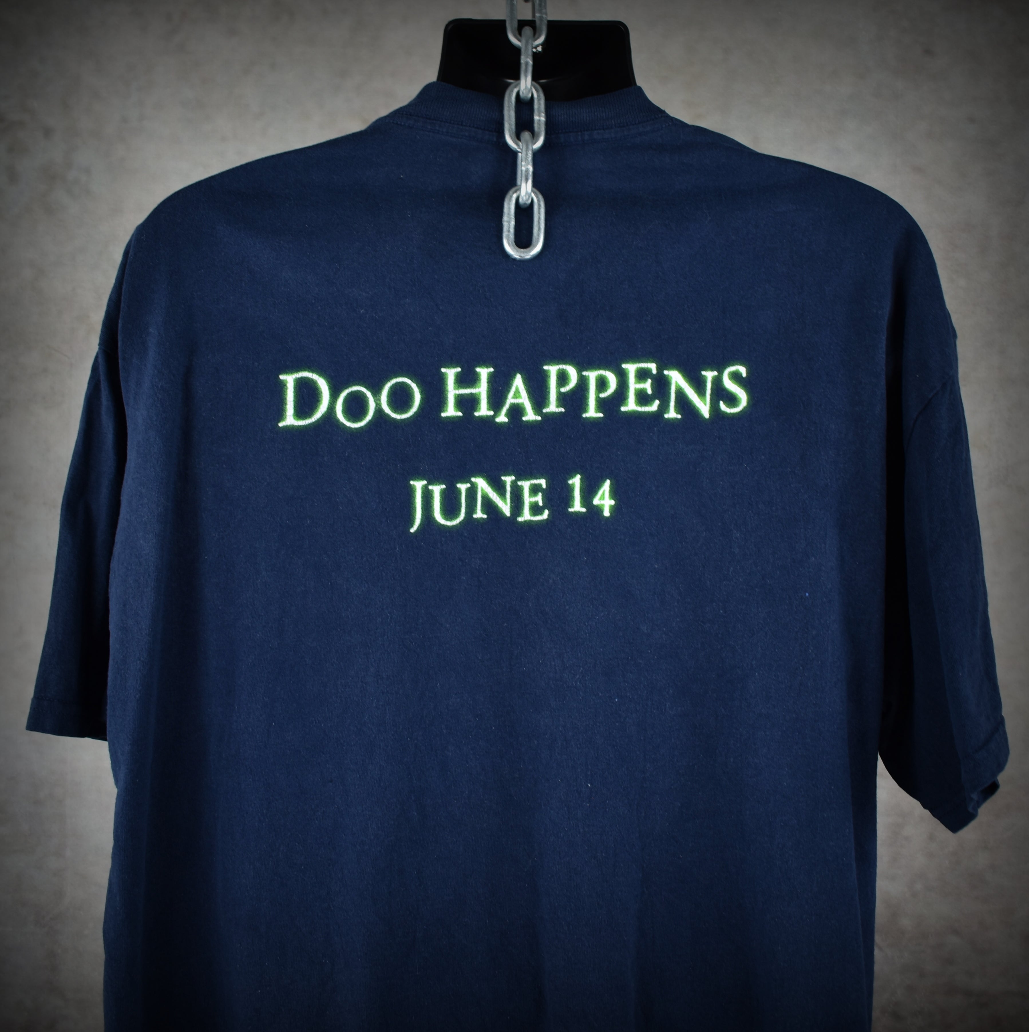2002 scooby-doo: the movie vintage comedy horror movie promo t-shirt