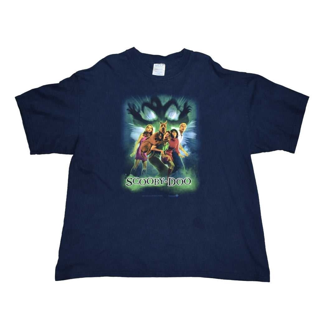 2002 scooby-doo: the movie vintage comedy horror movie promo t-shirt