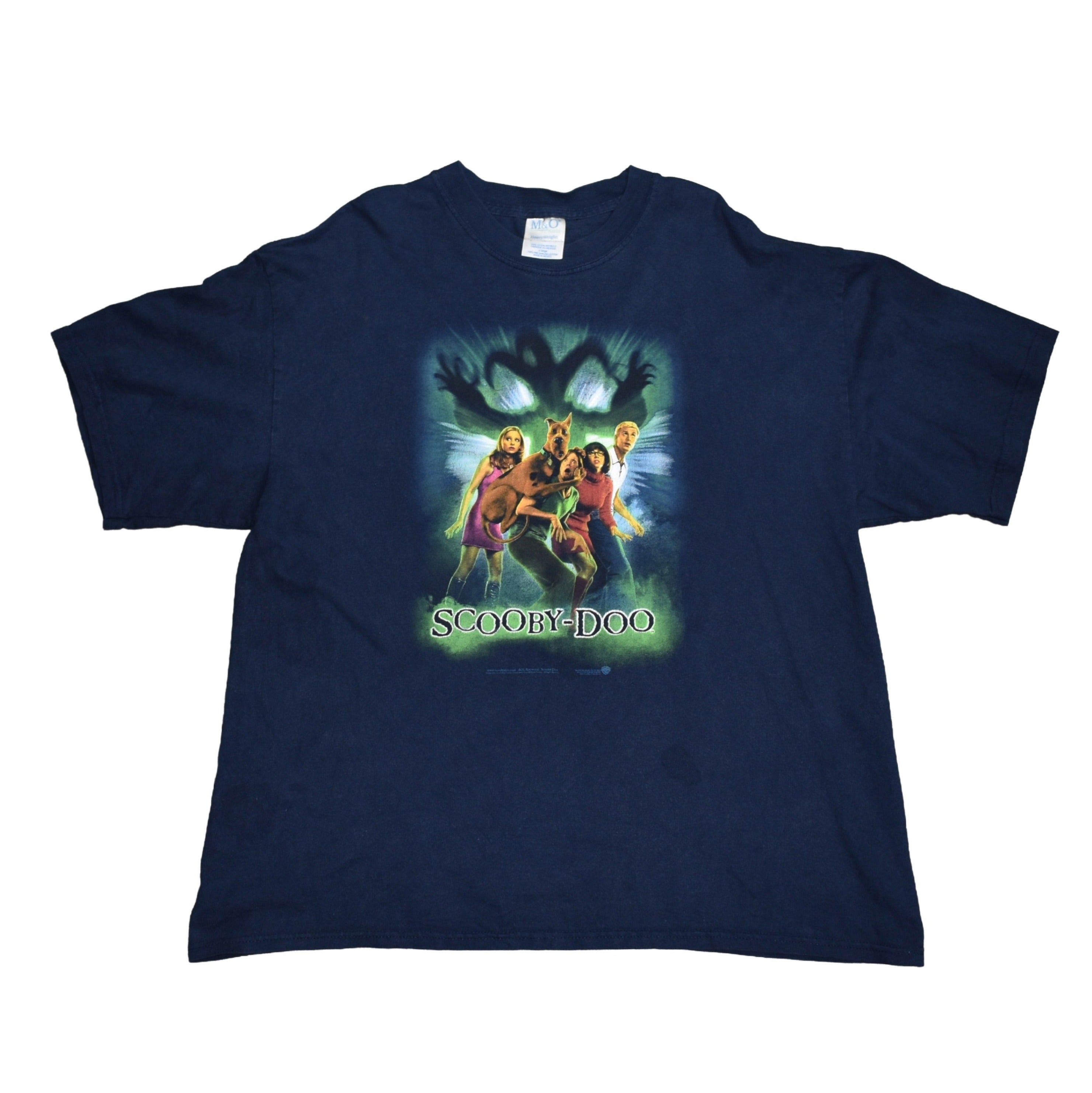 2002 scooby-doo: the movie vintage comedy horror movie promo t-shirt