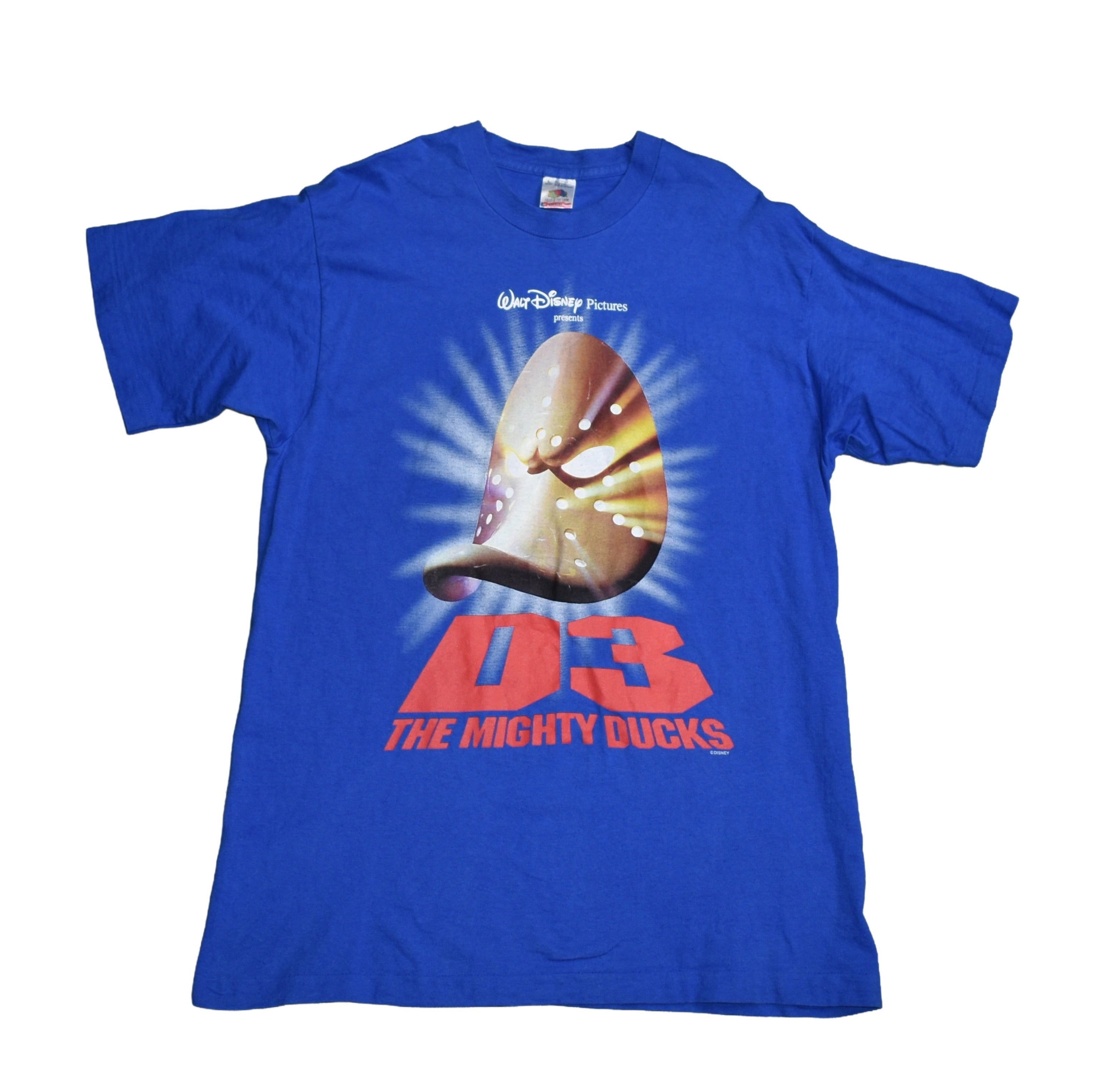 1996 d3: the mighty ducks vintage iconic 90s walt disney hockey movie promo t-shirt