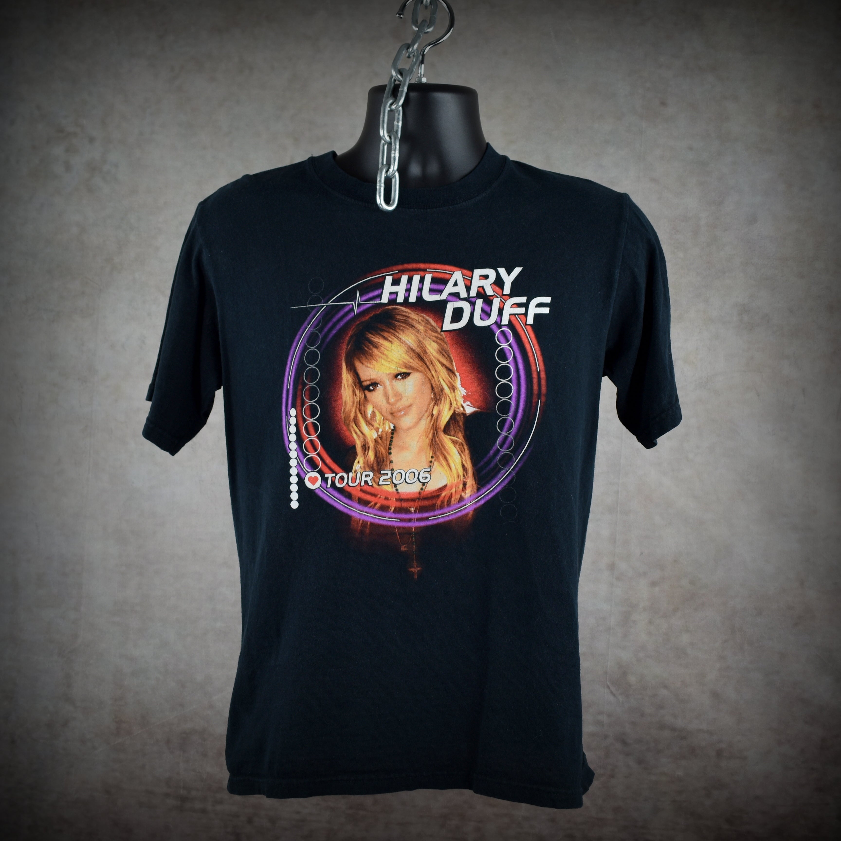 2006 hilary duff vintage lizzie mcguire era disney pop star concert tour t-shirt