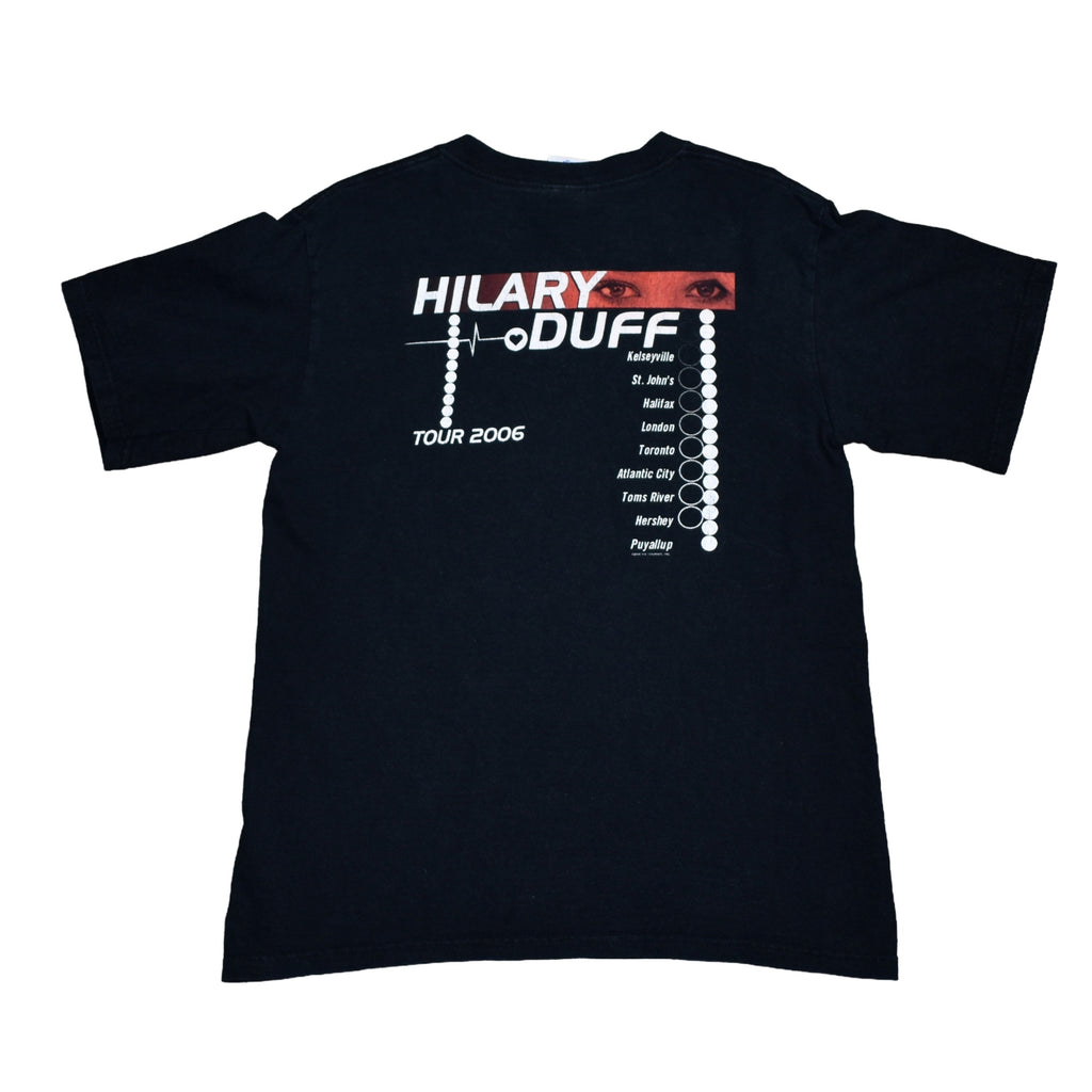 2006 hilary duff vintage lizzie mcguire era disney pop star concert tour t-shirt