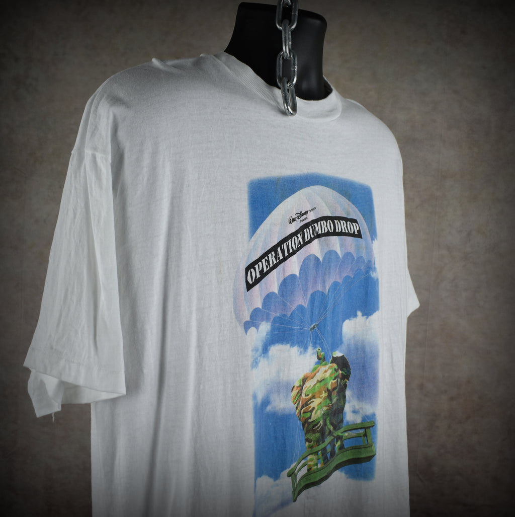 1995 operation dumbo drop vintage 90s disney war comedy movie promo t-shirt