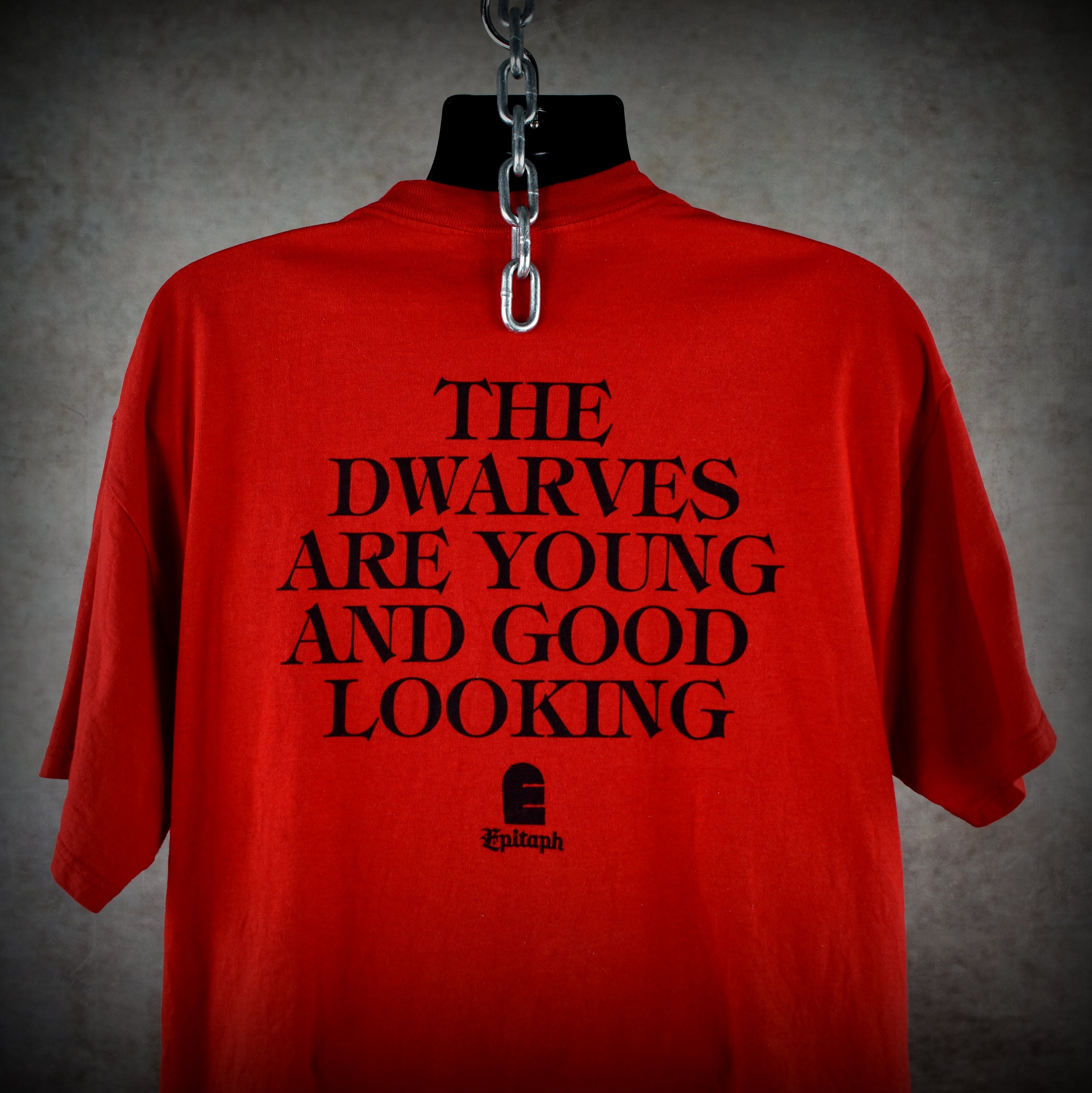 1997 dwarves vintage the dwarves are young and good looking rare album promo classic punk rock band t-shirt