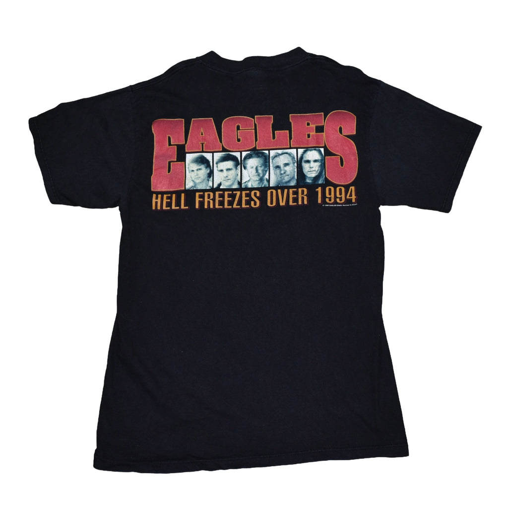 1994 eagles vintage hell freezes over era 90s hotel california classic rock band tour t-shirt