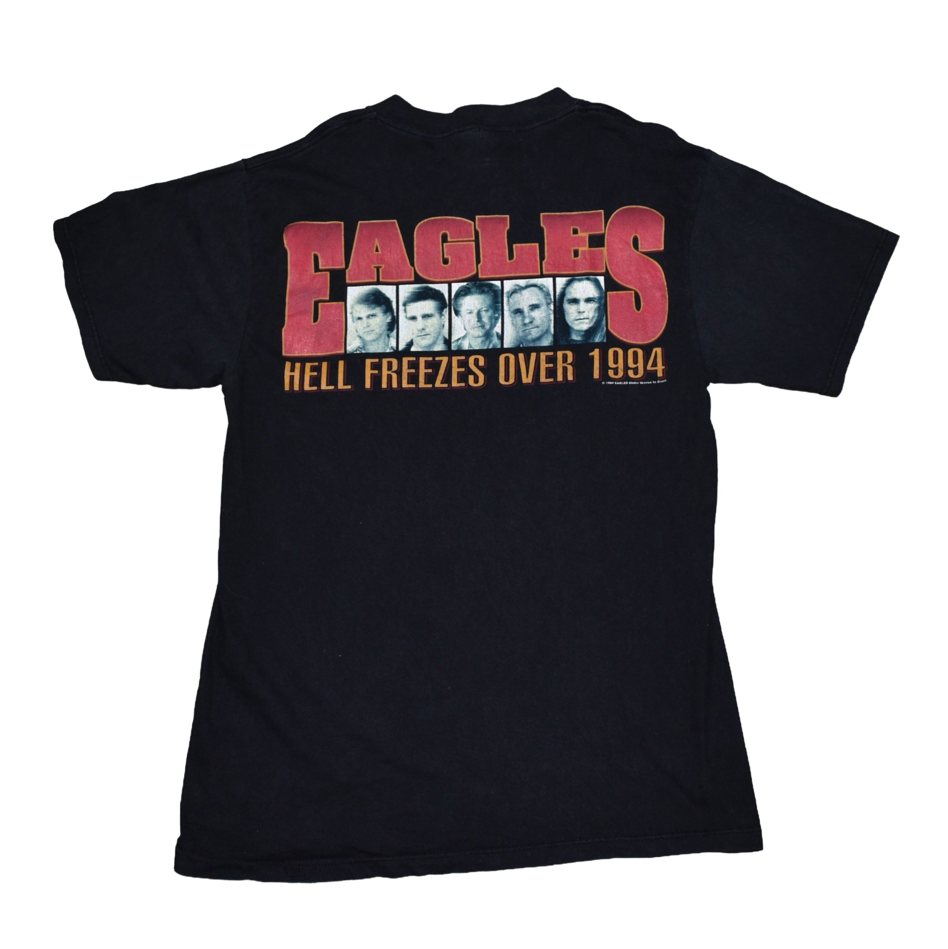 1994 eagles vintage hell freezes over era 90s hotel california classic rock band tour t-shirt