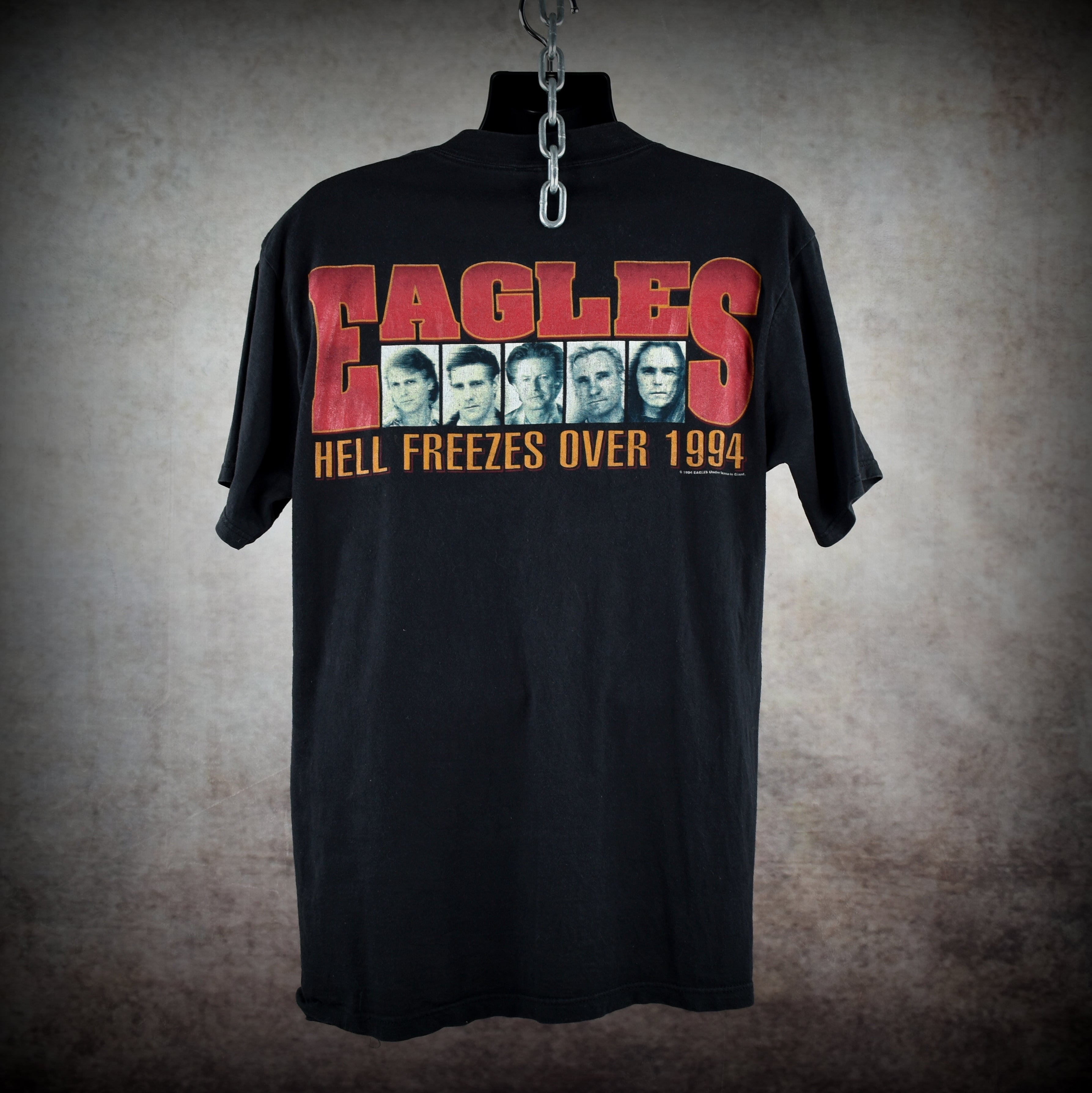 1994 eagles vintage hell freezes over era 90s hotel california classic rock band tour t-shirt