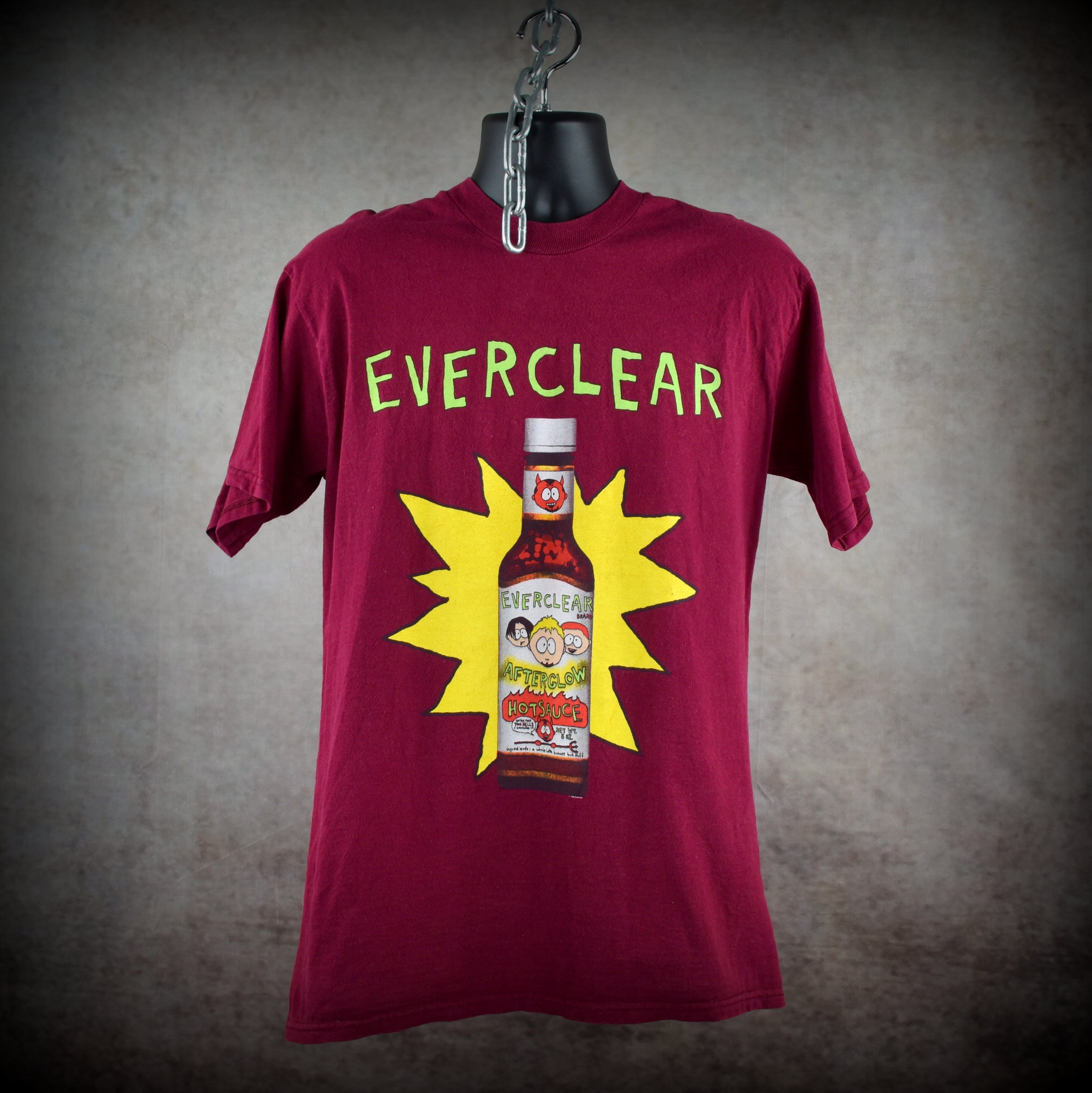 1999 everclear vintage south park style so much for the afterglow era alt rock band promo t-shirt