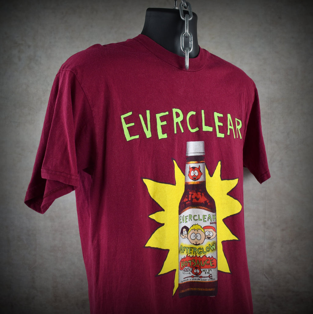 1999 everclear vintage south park style so much for the afterglow era alt rock band promo t-shirt
