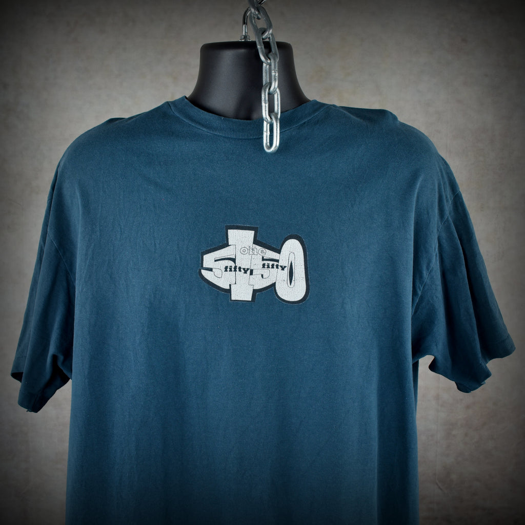 1990s 5150 vintage pyro guy cult 90s snowboard brand promo t-shirt
