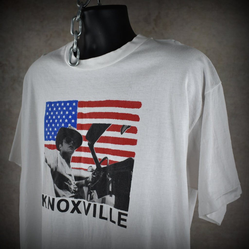 2001 jackass vintage johnny knoxville s1:e1 body in trunk stunt iconic mtv tv show hunter s. thompson style promo t-shirt