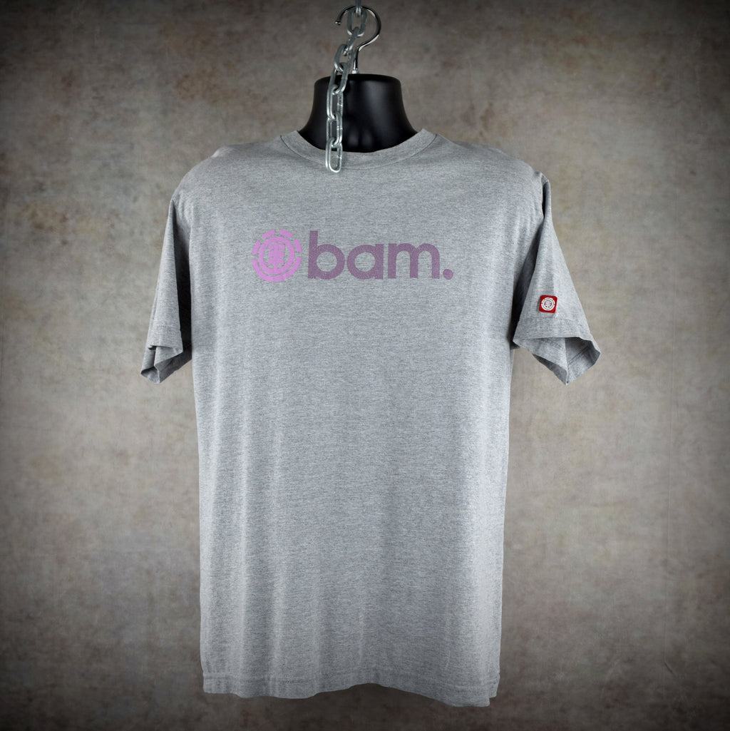 2000s bam. vintage element for life classic 00s bam margera element skateboards promo t-shirt