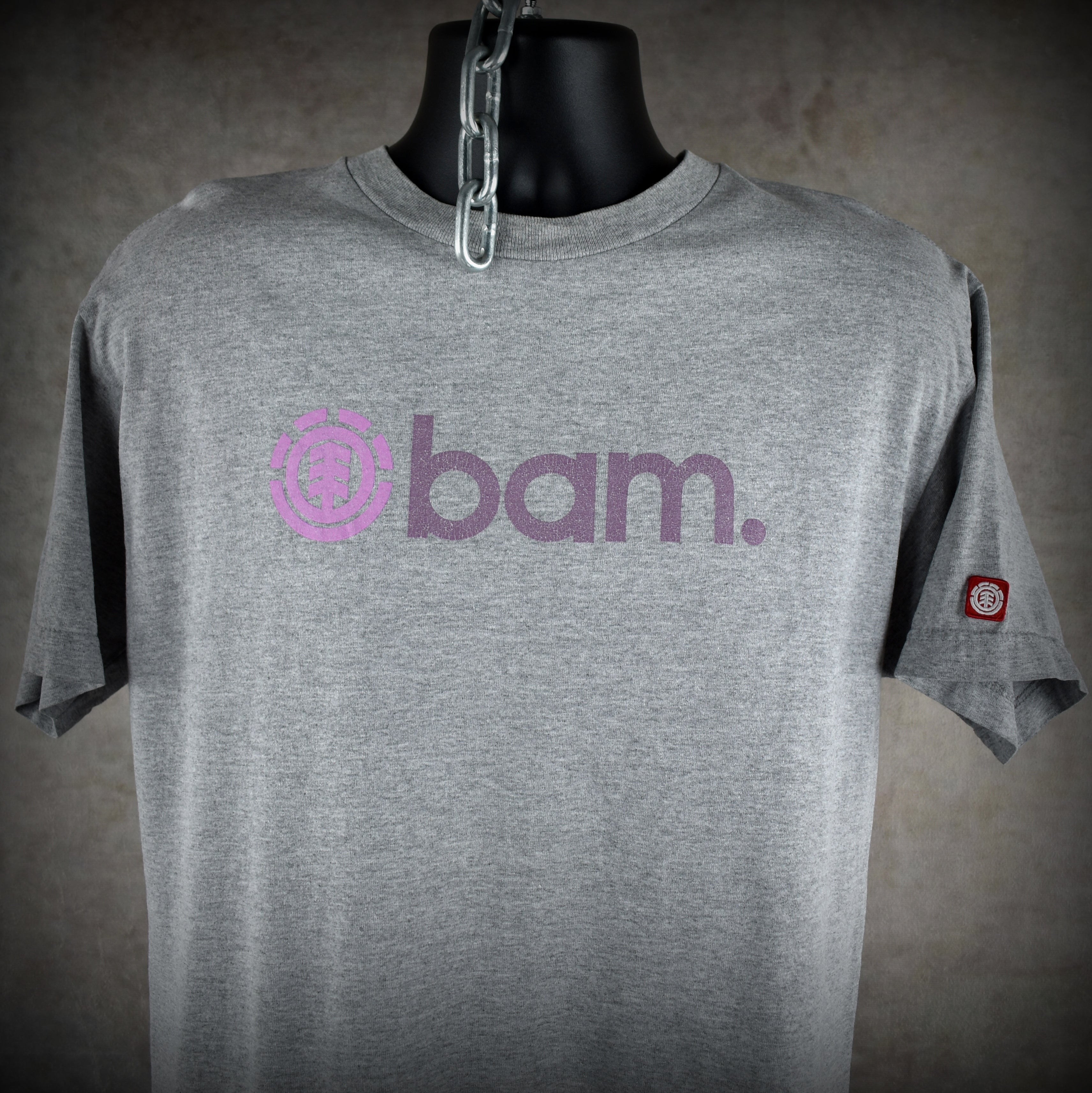 2000s bam. vintage element for life classic 00s bam margera element skateboards promo t-shirt