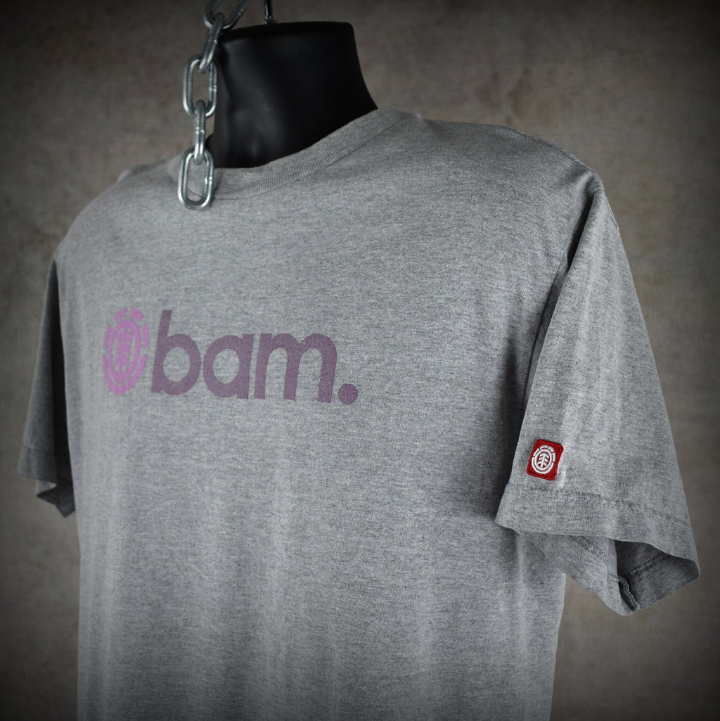 2000s bam. vintage element for life classic 00s bam margera element skateboards promo t-shirt