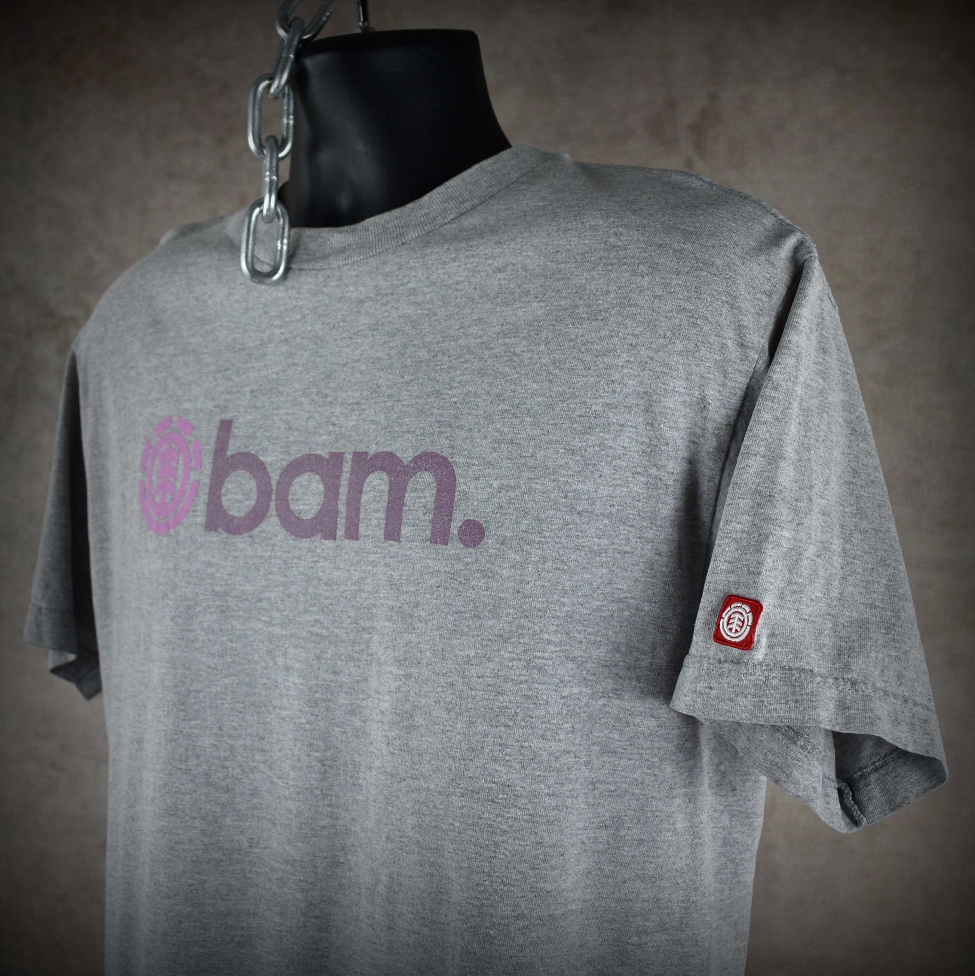 2000s bam. vintage element for life classic 00s bam margera element skateboards promo t-shirt