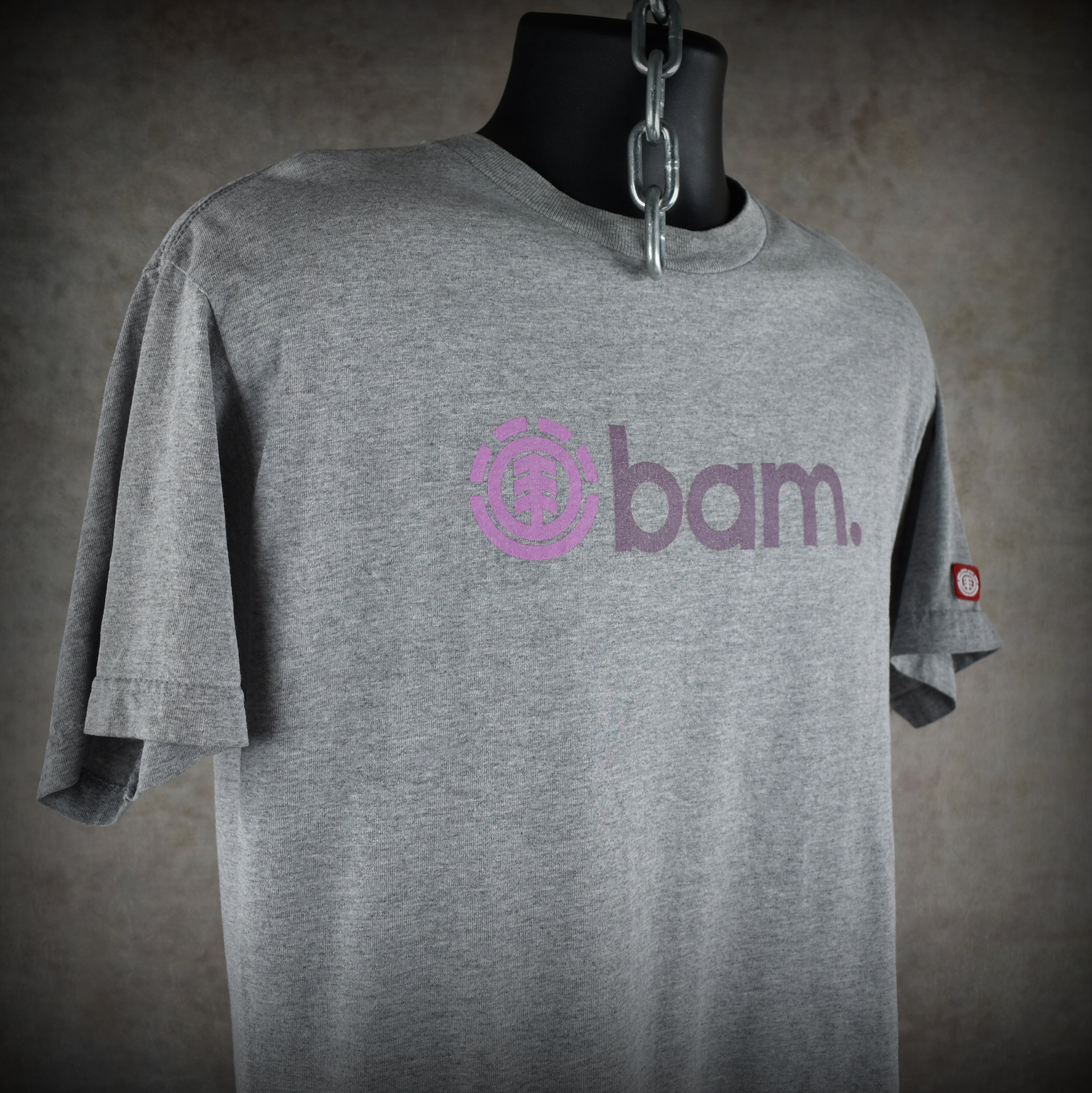 2000s bam. vintage element for life classic 00s bam margera element skateboards promo t-shirt