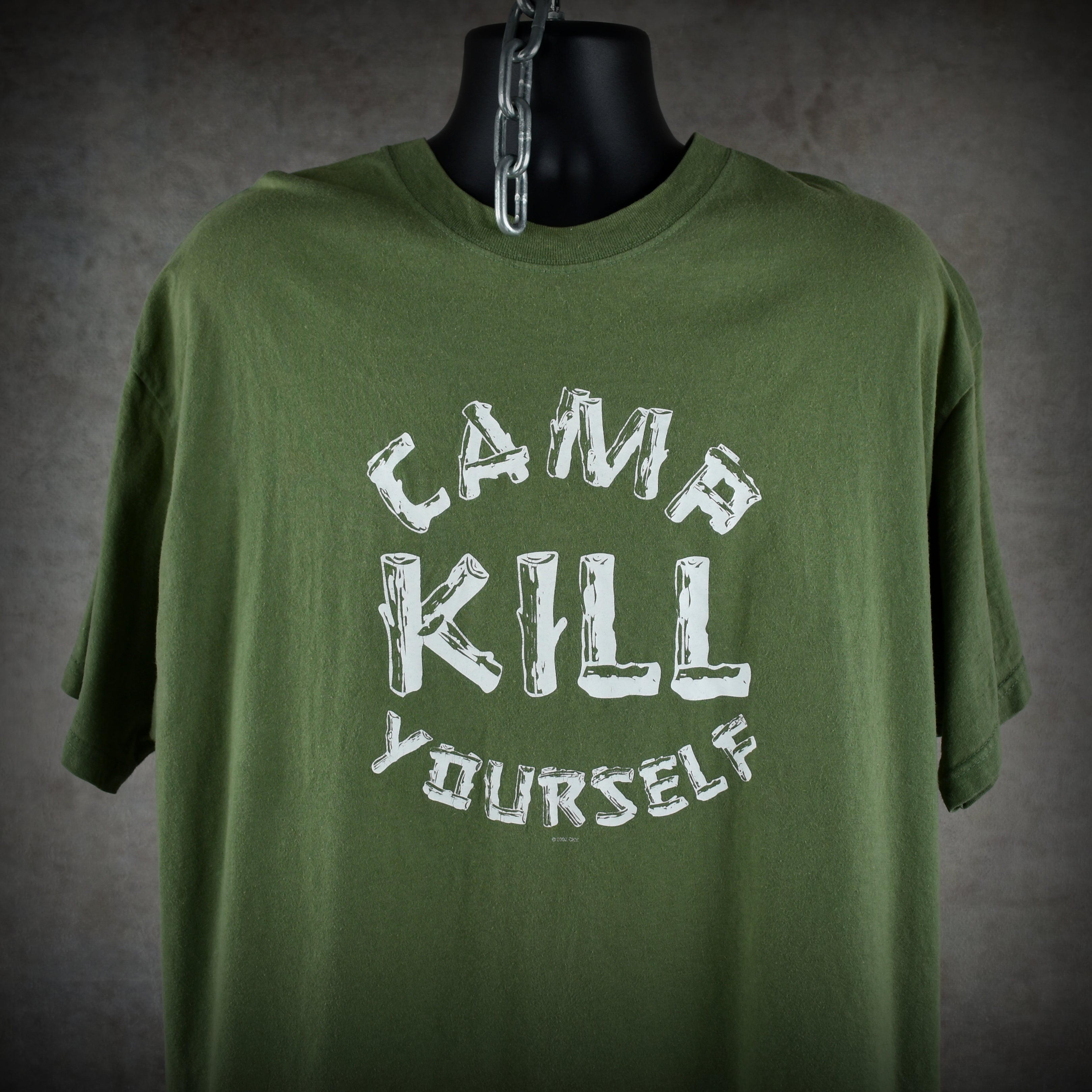 2002 camp kill yourself vintage cky 3 era bam margera + brandon dicamillo + more skate video promo t-shirt