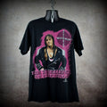 1996 bret the hitman hart vintage the excellence of execution 90s wwf wrestling icon promo t-shirt