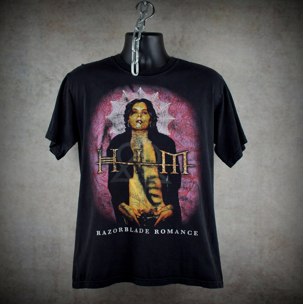 2000 h.i.m. vintage cky2k era razorblade romance rap tee style bootleg concert tour t-shirt