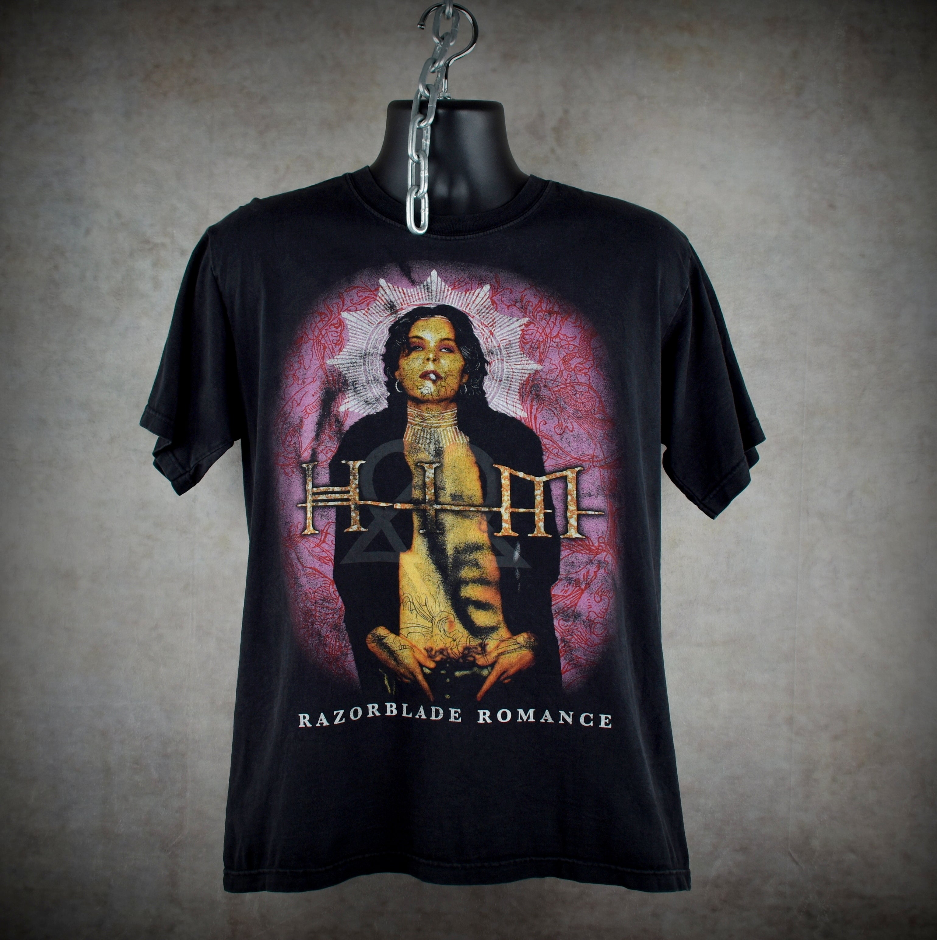 2000 h.i.m. vintage cky2k era razorblade romance rap tee style bootleg concert tour t-shirt