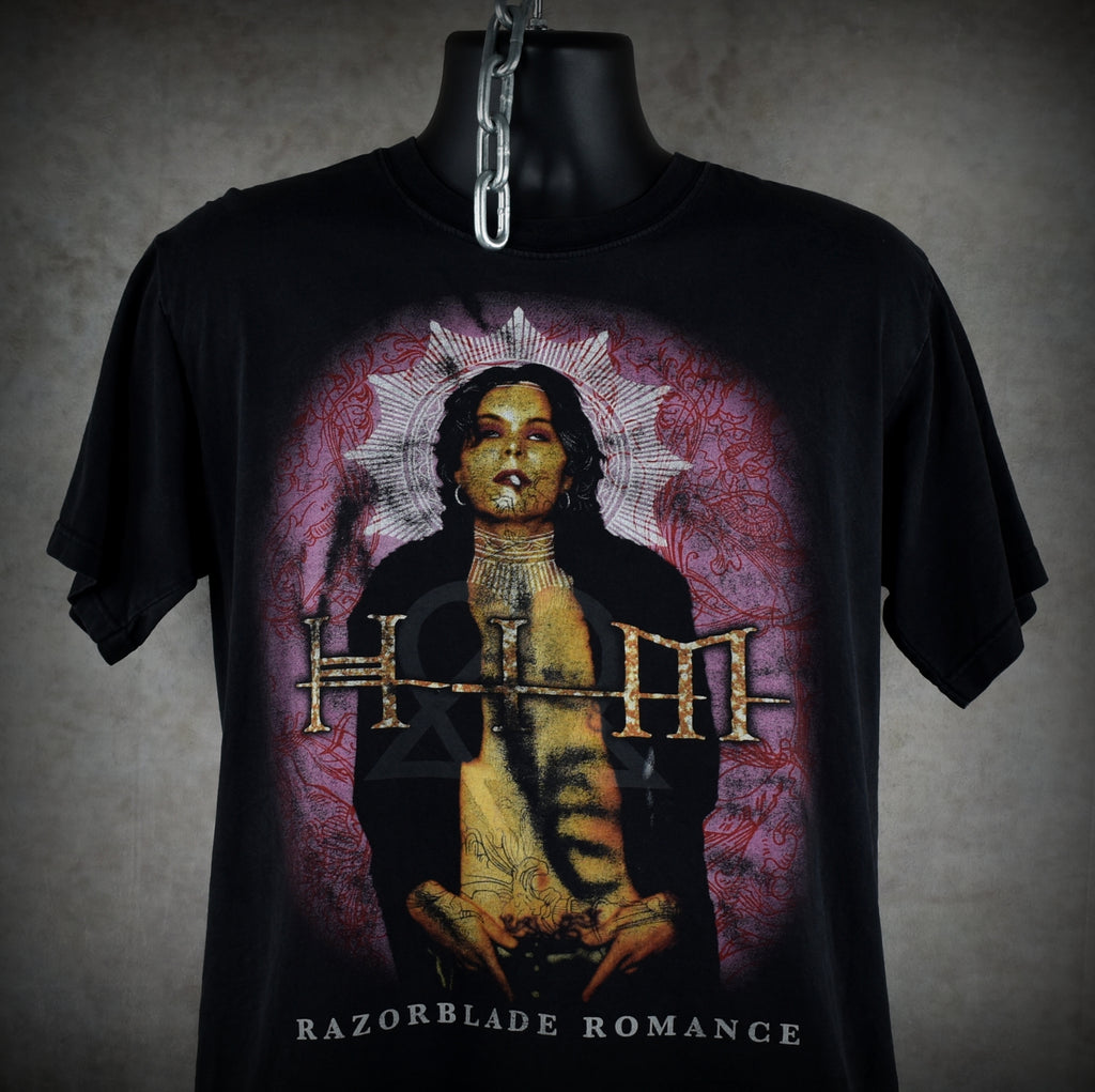 2000 h.i.m. vintage cky2k era razorblade romance rap tee style bootleg concert tour t-shirt