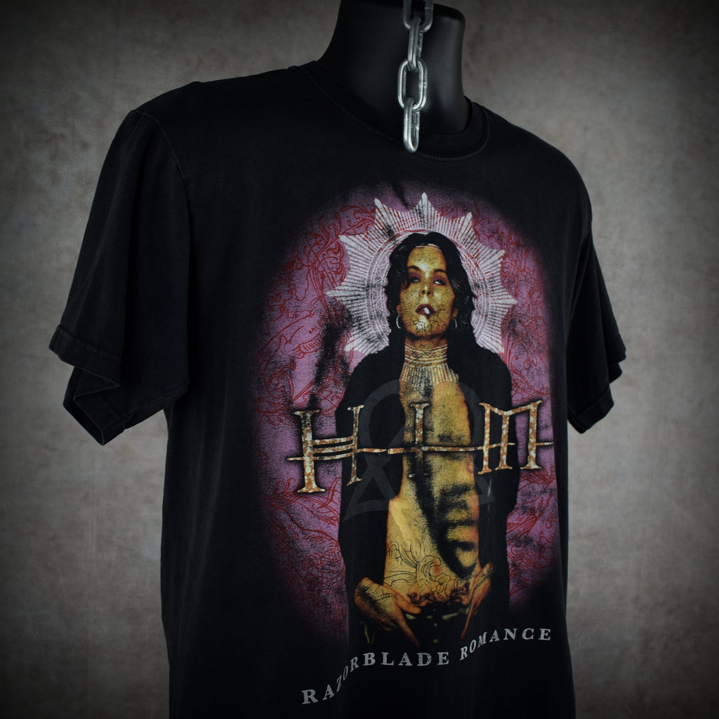 2000 h.i.m. vintage cky2k era razorblade romance rap tee style bootleg concert tour t-shirt