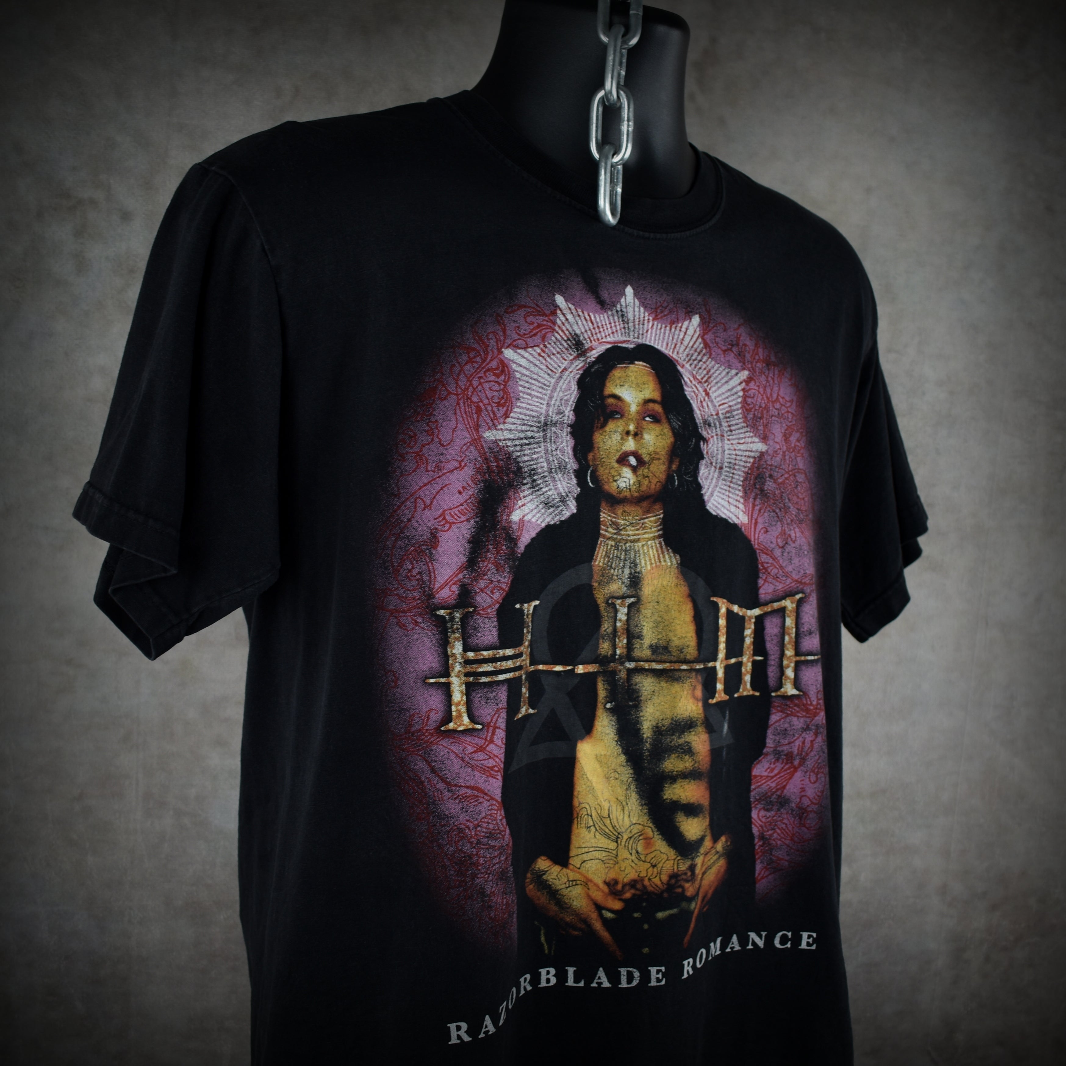 2000 h.i.m. vintage cky2k era razorblade romance rap tee style bootleg concert tour t-shirt