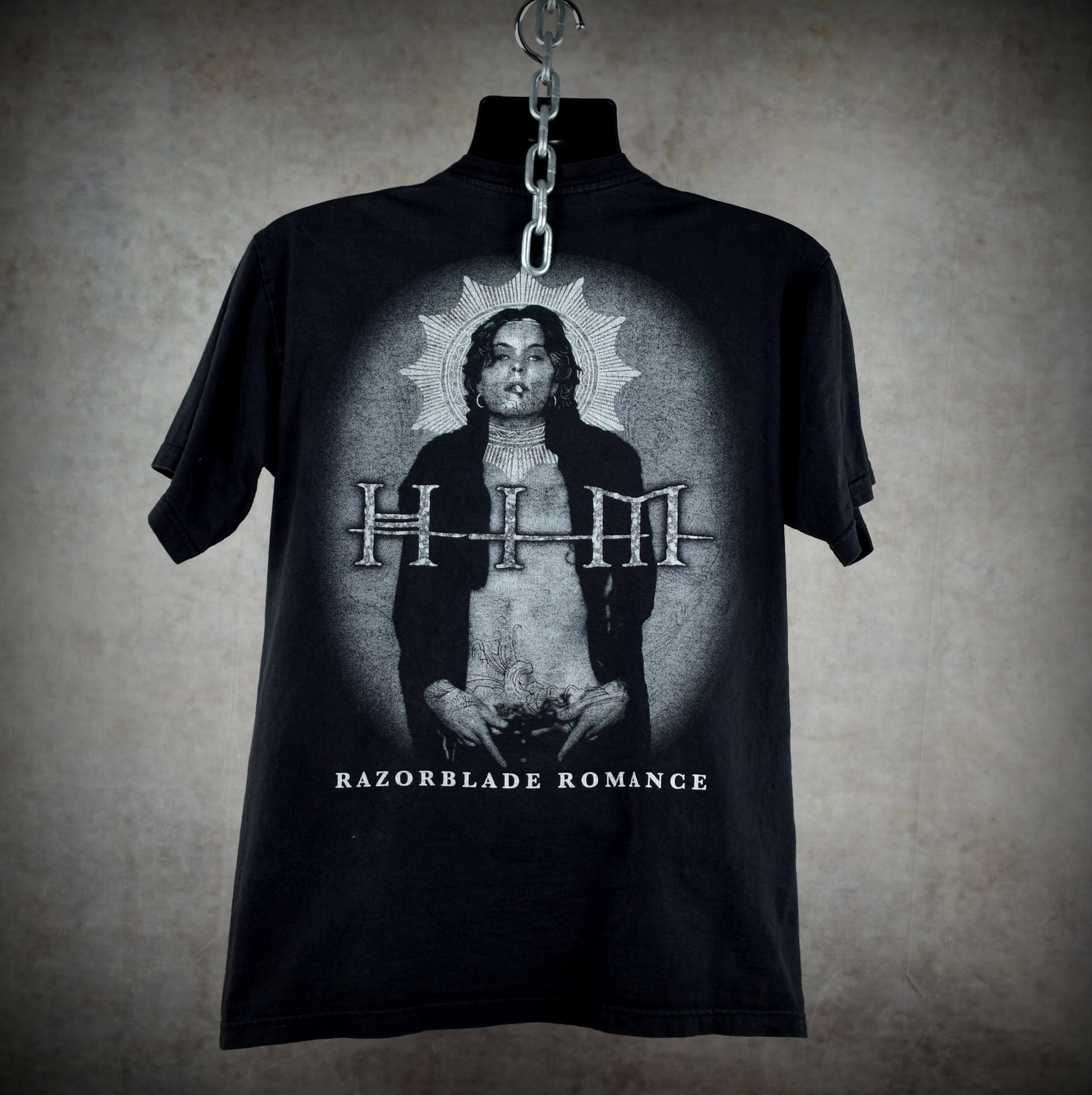 2000 h.i.m. vintage cky2k era razorblade romance rap tee style bootleg concert tour t-shirt