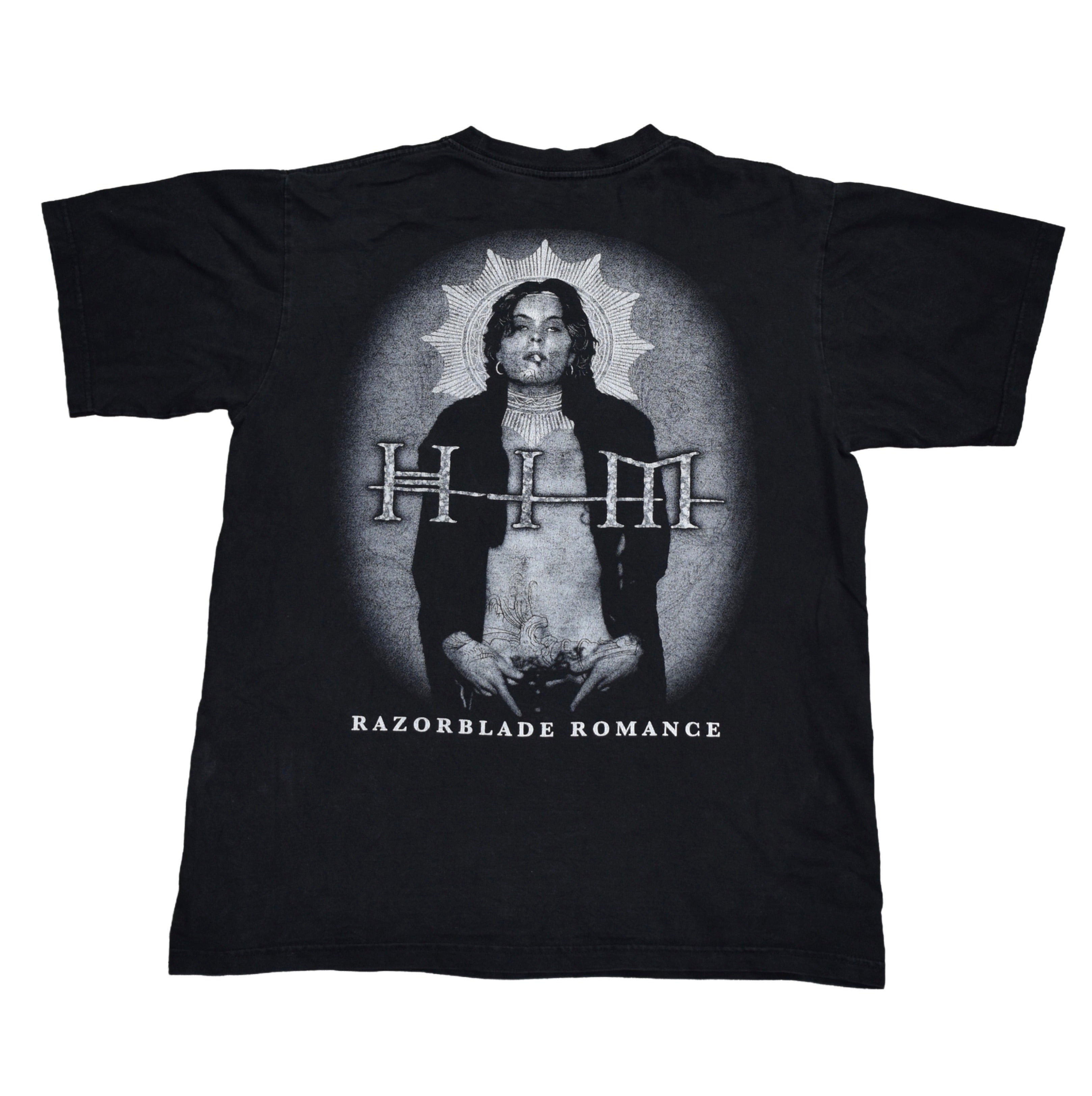 2000 h.i.m. vintage cky2k era razorblade romance rap tee style bootleg concert tour t-shirt