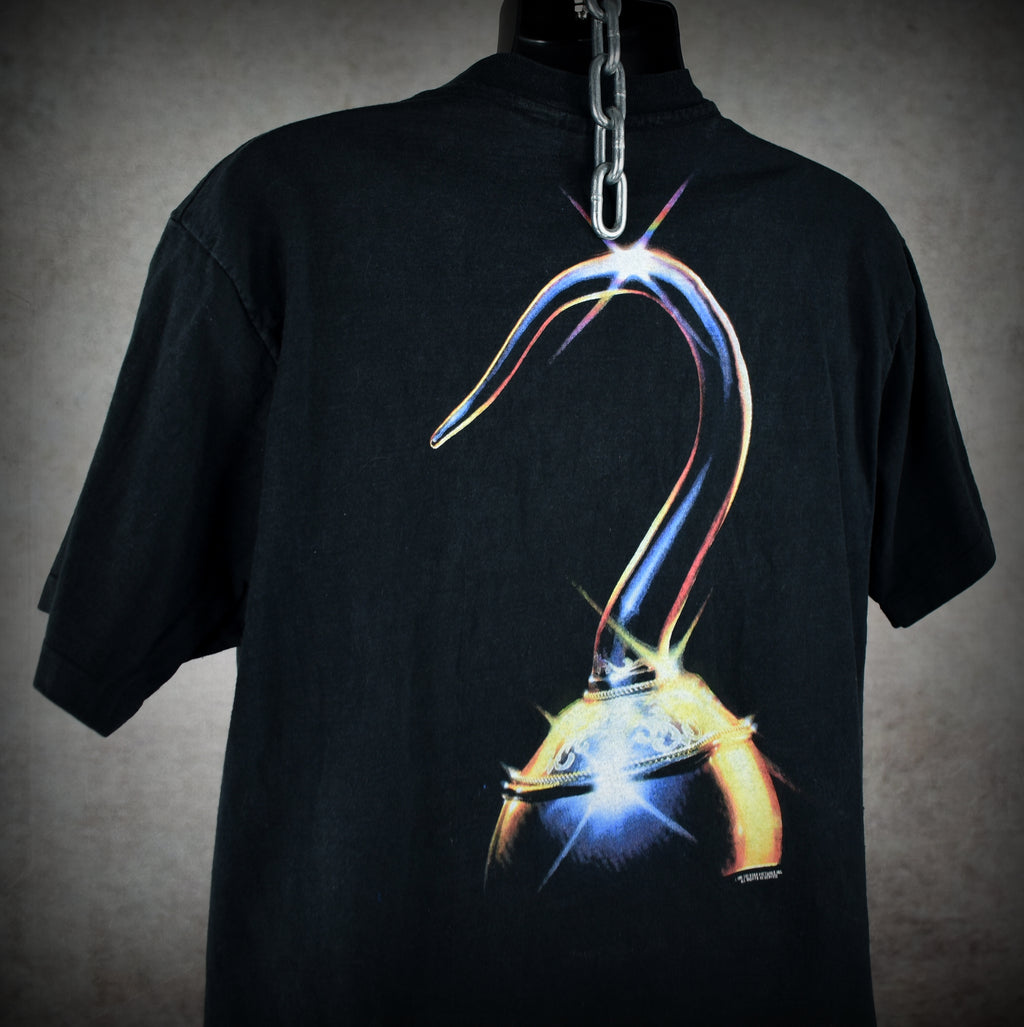 1991 hook vintage iconic 90s steven spielberg + robin williams peter pan movie promo t-shirt