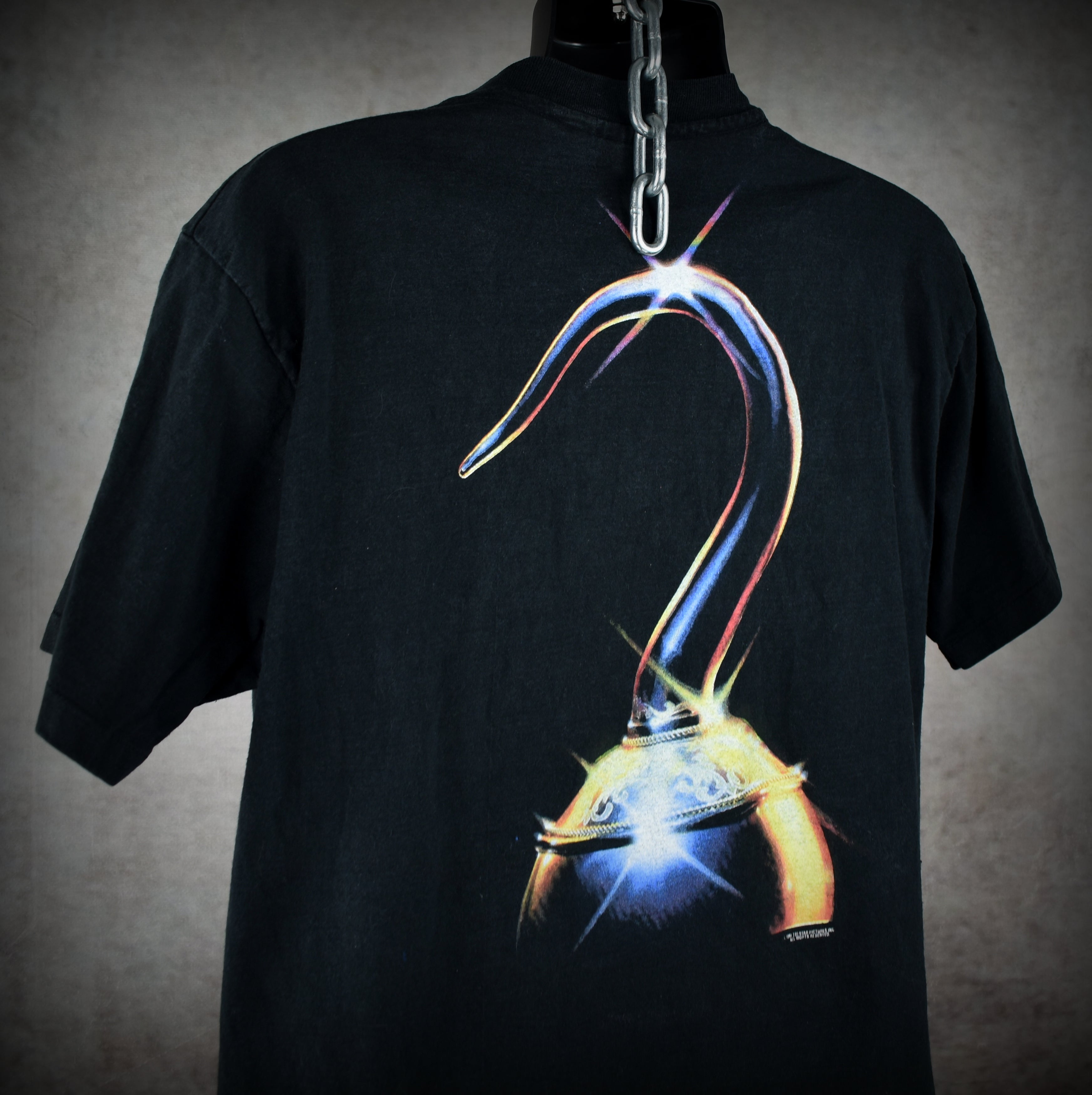 1991 hook vintage iconic 90s steven spielberg + robin williams peter pan movie promo t-shirt