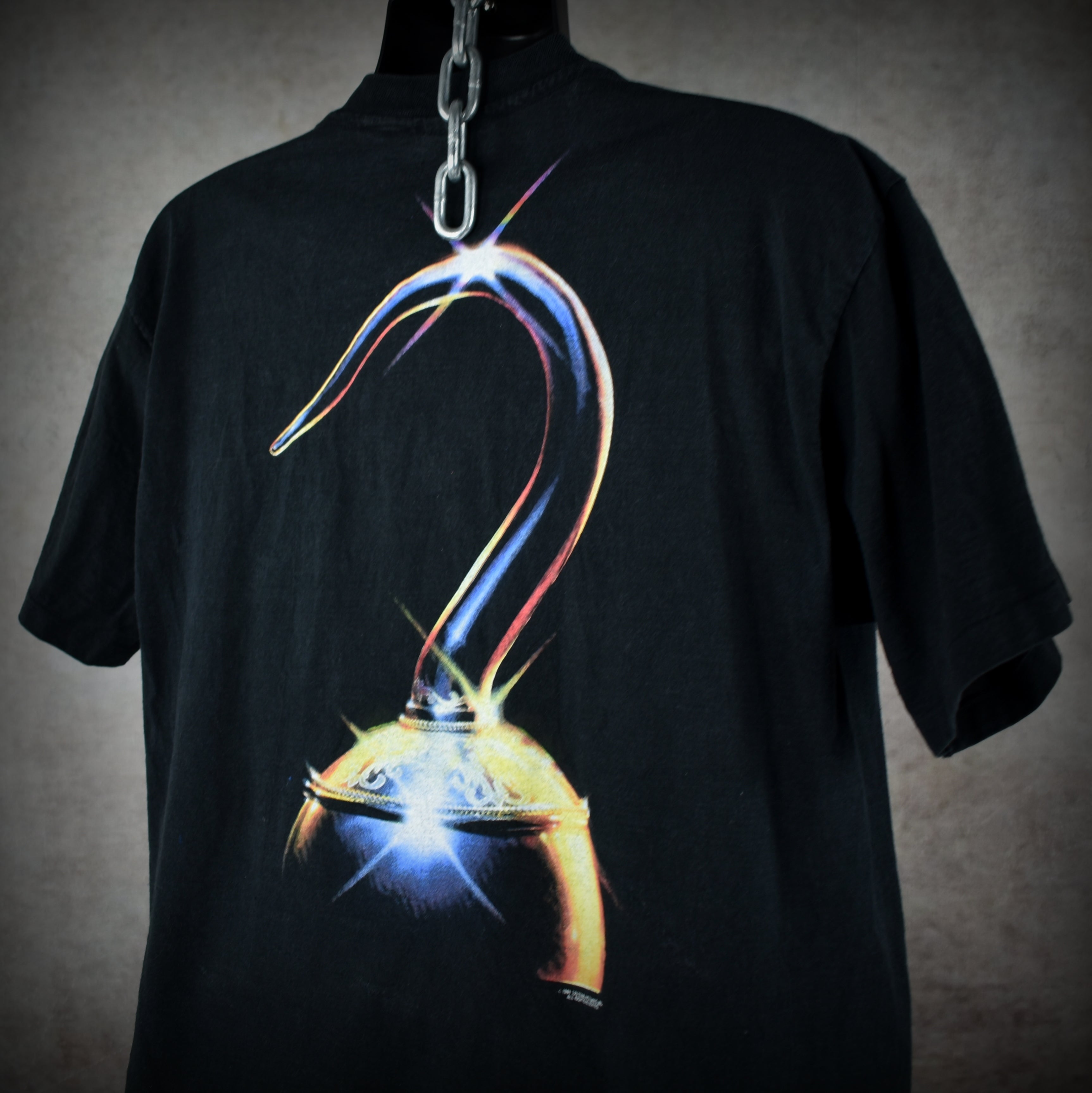 1991 hook vintage iconic 90s steven spielberg + robin williams peter pan movie promo t-shirt