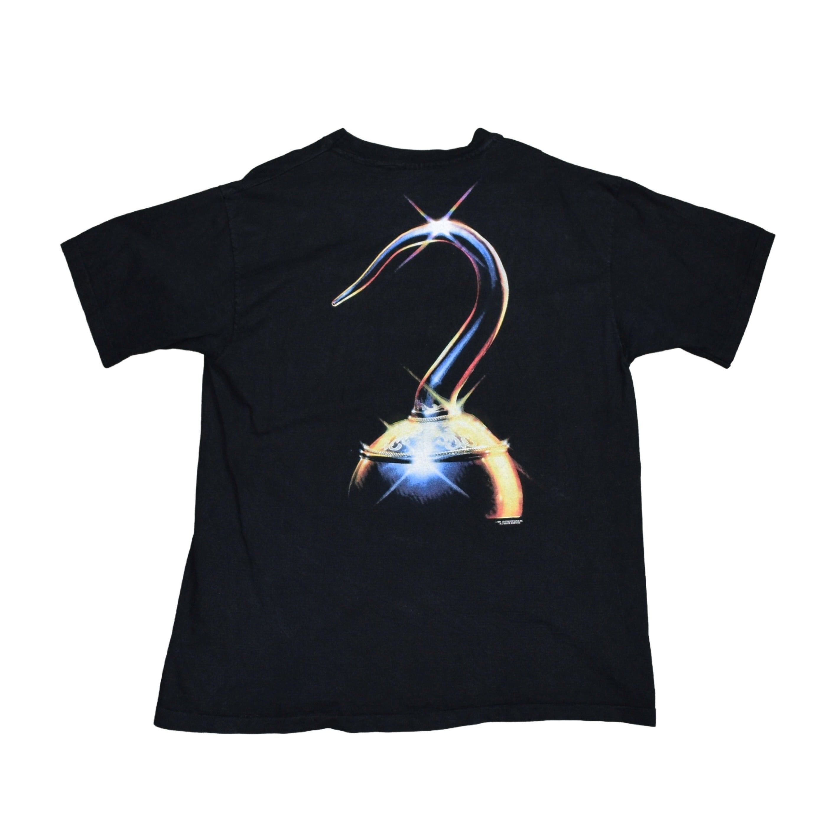 1991 hook vintage iconic 90s steven spielberg + robin williams peter pan movie promo t-shirt