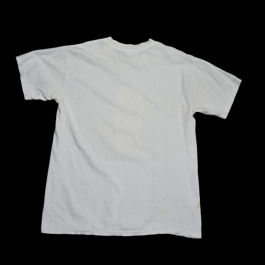1996 hook-ups vintage secret agent 357 iconic 90s skateboard brand anime promo t-shirt