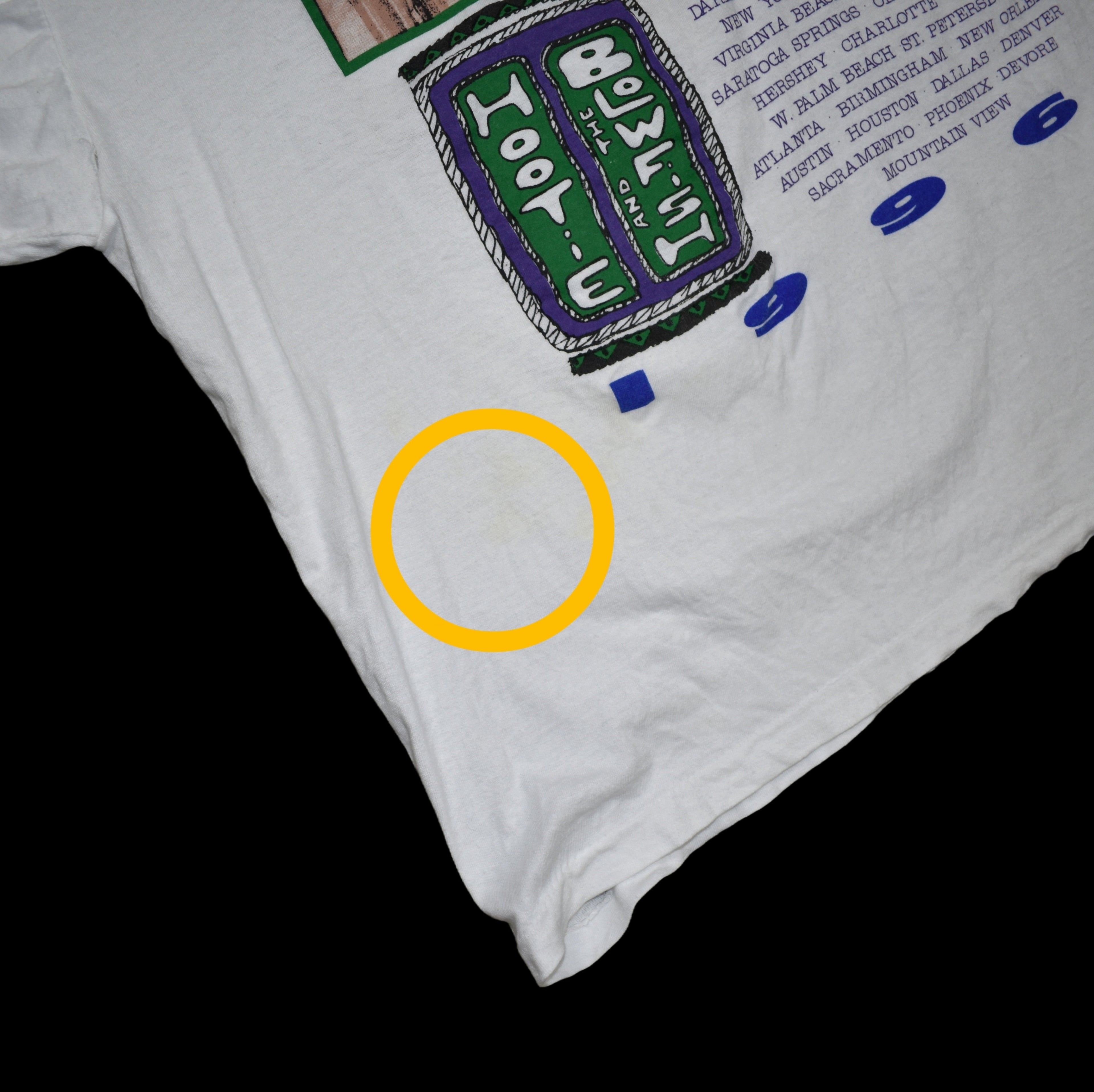 1996 hootie & the blowfish vintage fairweather johnson tour classic 90s radio rock band bootleg concert t-shirt