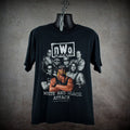 1998 nwo vintage white and black attack 90s wcw villain wrestling faction promo t-shirt