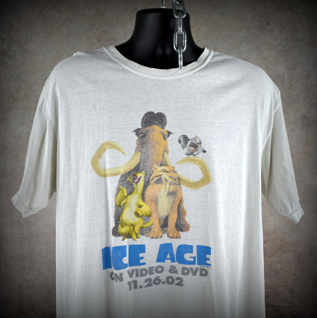 2002 ice age vintage iconic y2k animated adventure comedy movie promo t-shirt