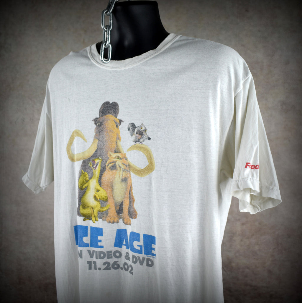 2002 ice age vintage iconic y2k animated adventure comedy movie promo t-shirt