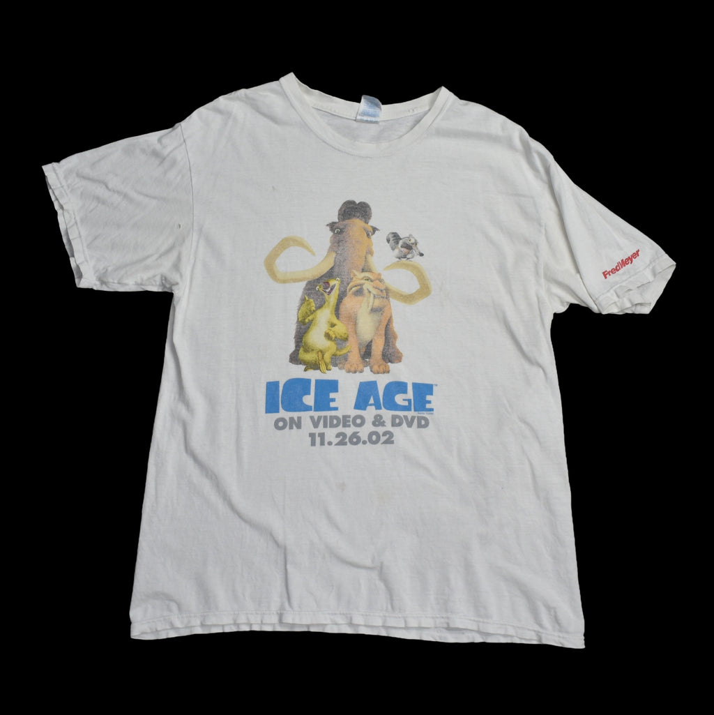 2002 ice age vintage iconic y2k animated adventure comedy movie promo t-shirt