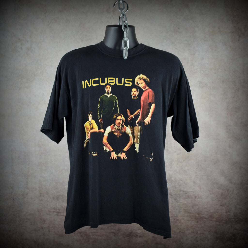 2002 incubus vintage morning view tour y2k classic post grunge rock band concert t-shirt
