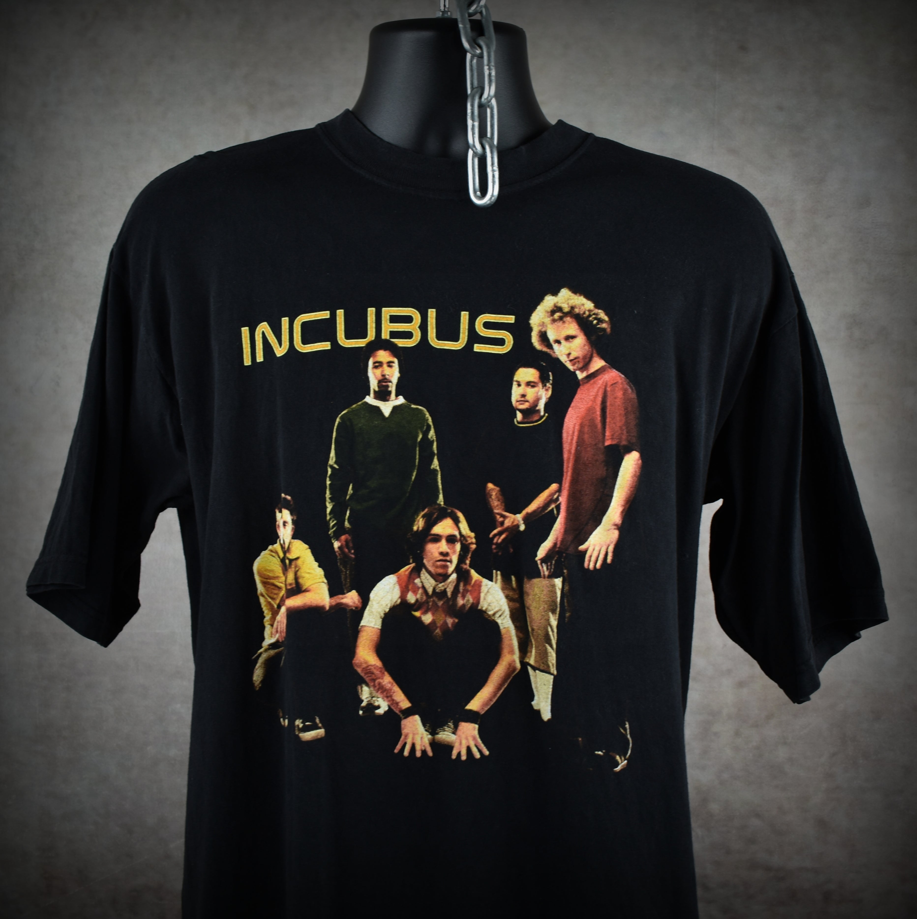 2002 incubus vintage morning view tour y2k classic post grunge rock band concert t-shirt