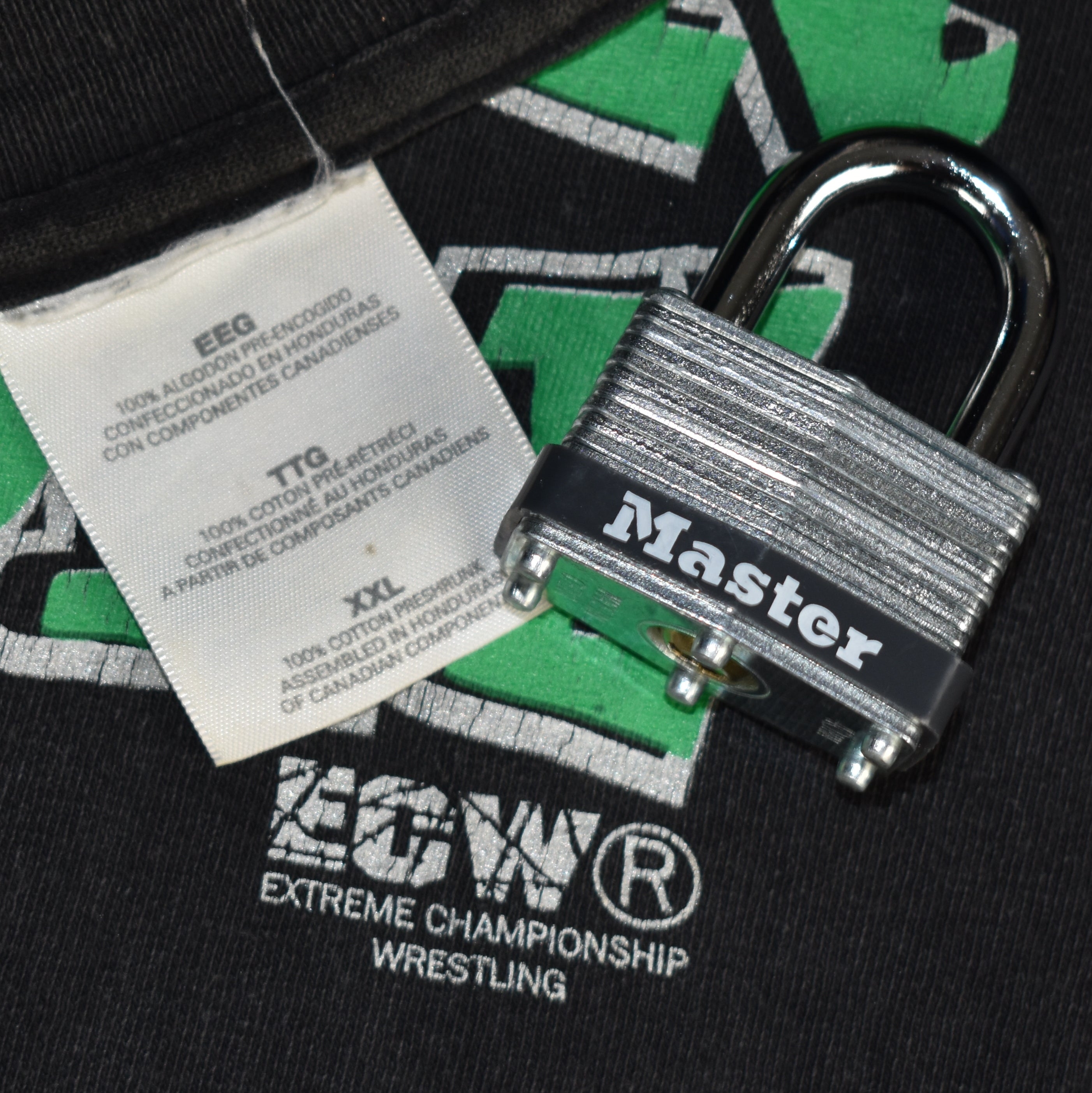 1998 justin credible vintage extreme championship wrestling cult 90s wrestler promo t-shirt
