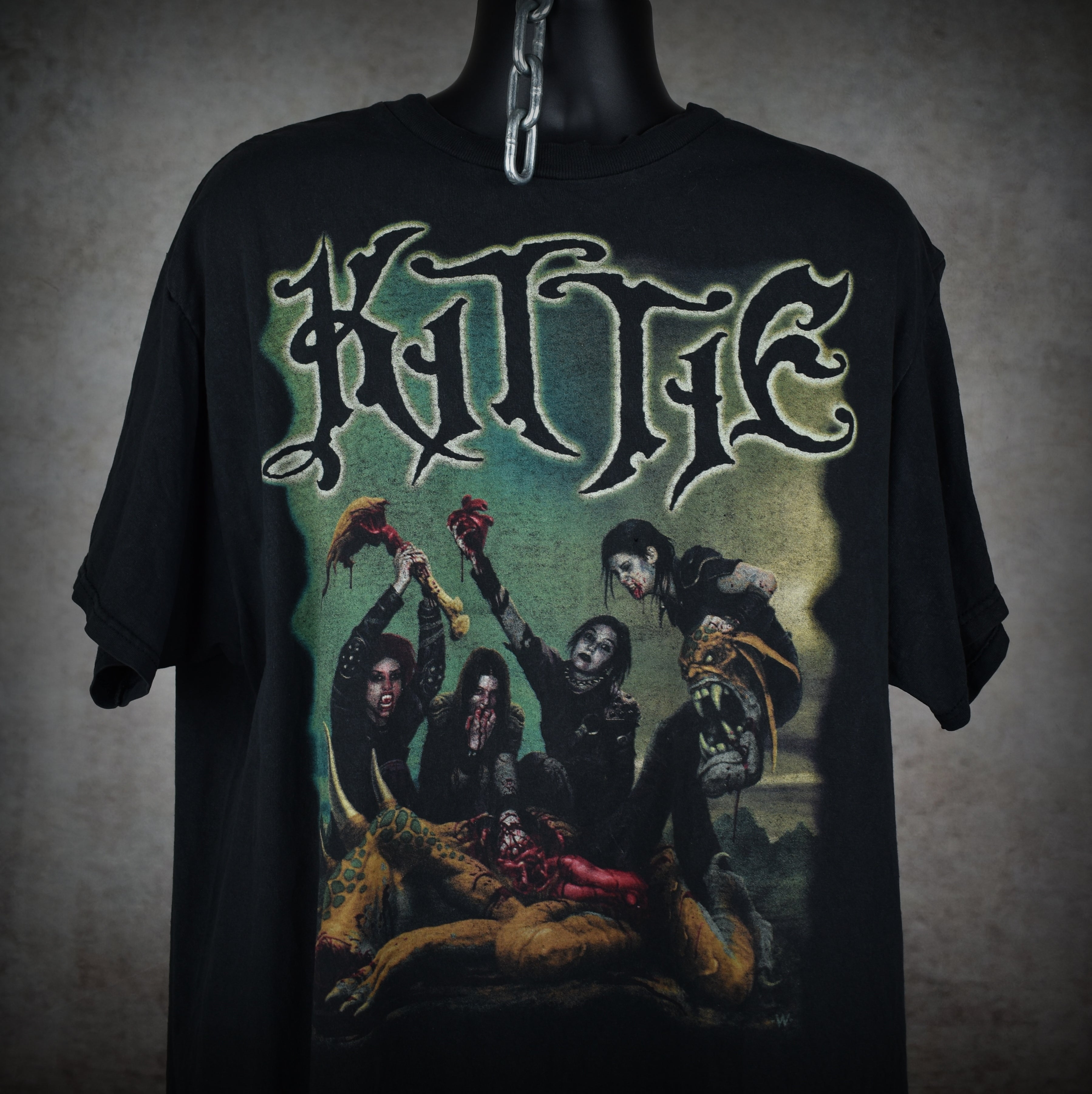 2000 kittie vintage spit era cult classic y2k canadian heavy metal band promo t-shirt