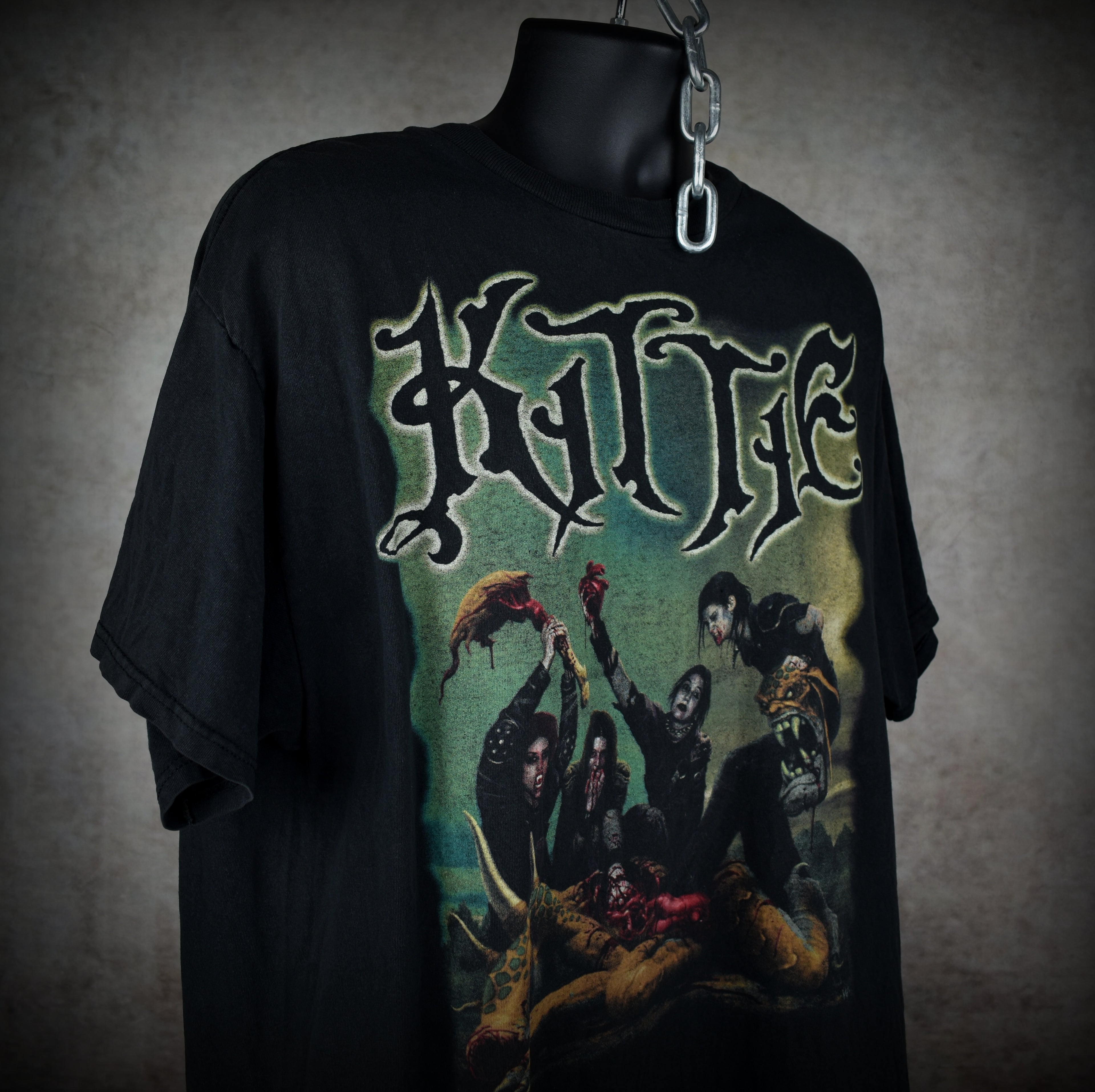 2000 kittie vintage spit era cult classic y2k canadian heavy metal band promo t-shirt