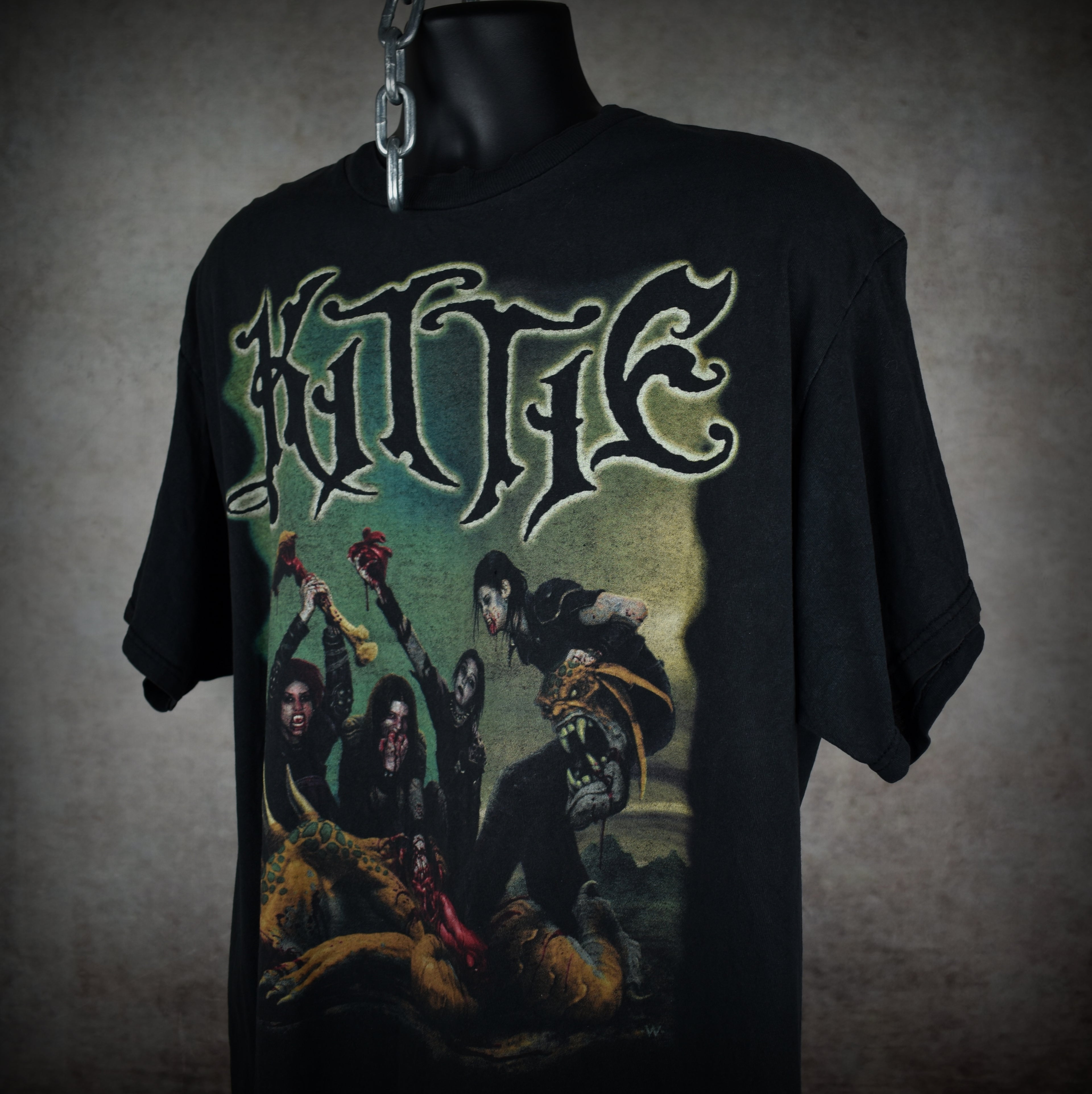 2000 kittie vintage spit era cult classic y2k canadian heavy metal band promo t-shirt