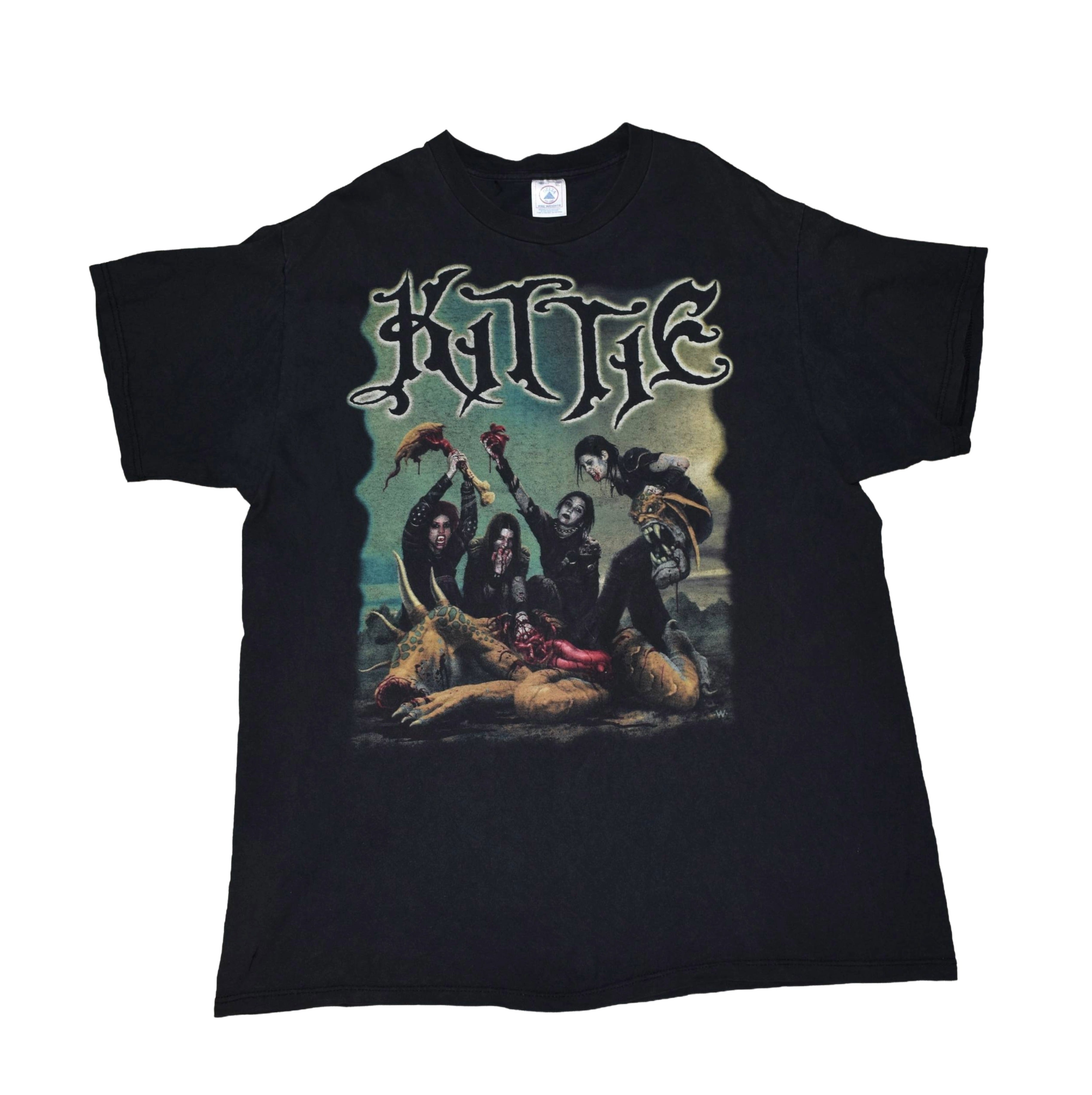 2000 kittie vintage spit era cult classic y2k canadian heavy metal band promo t-shirt