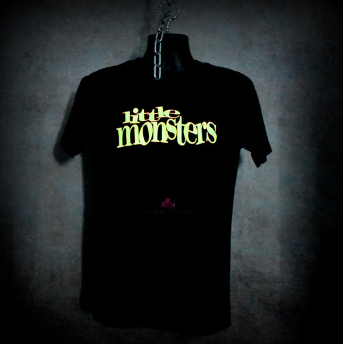 1990 little monsters vintage glow in the dark cult classic 80s / 90s horror comedy movie promo t-shirt