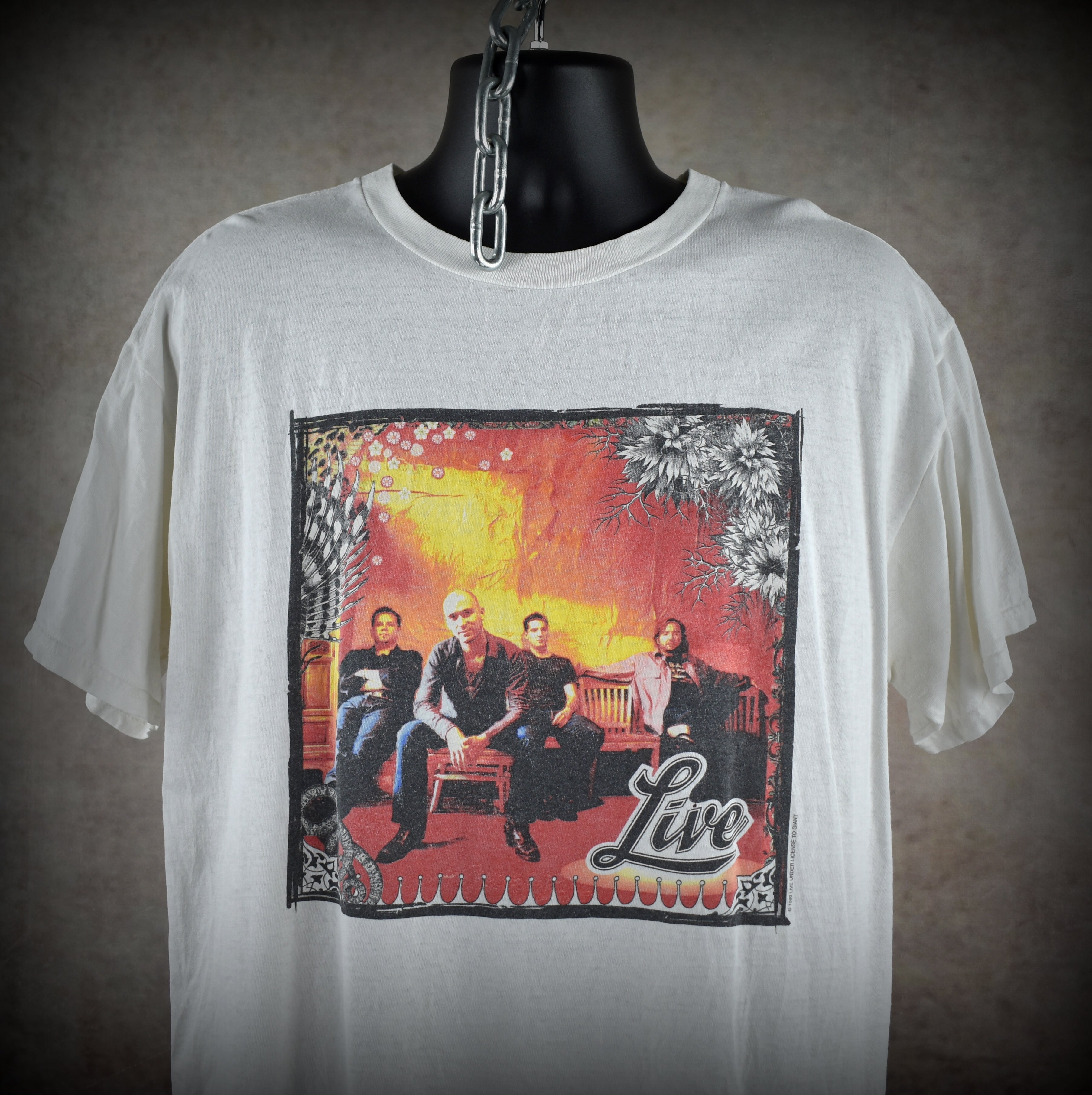 1999 live vintage the dolphins cry era classic y2k alt rock radio band the distance to here fall tour t-shirt